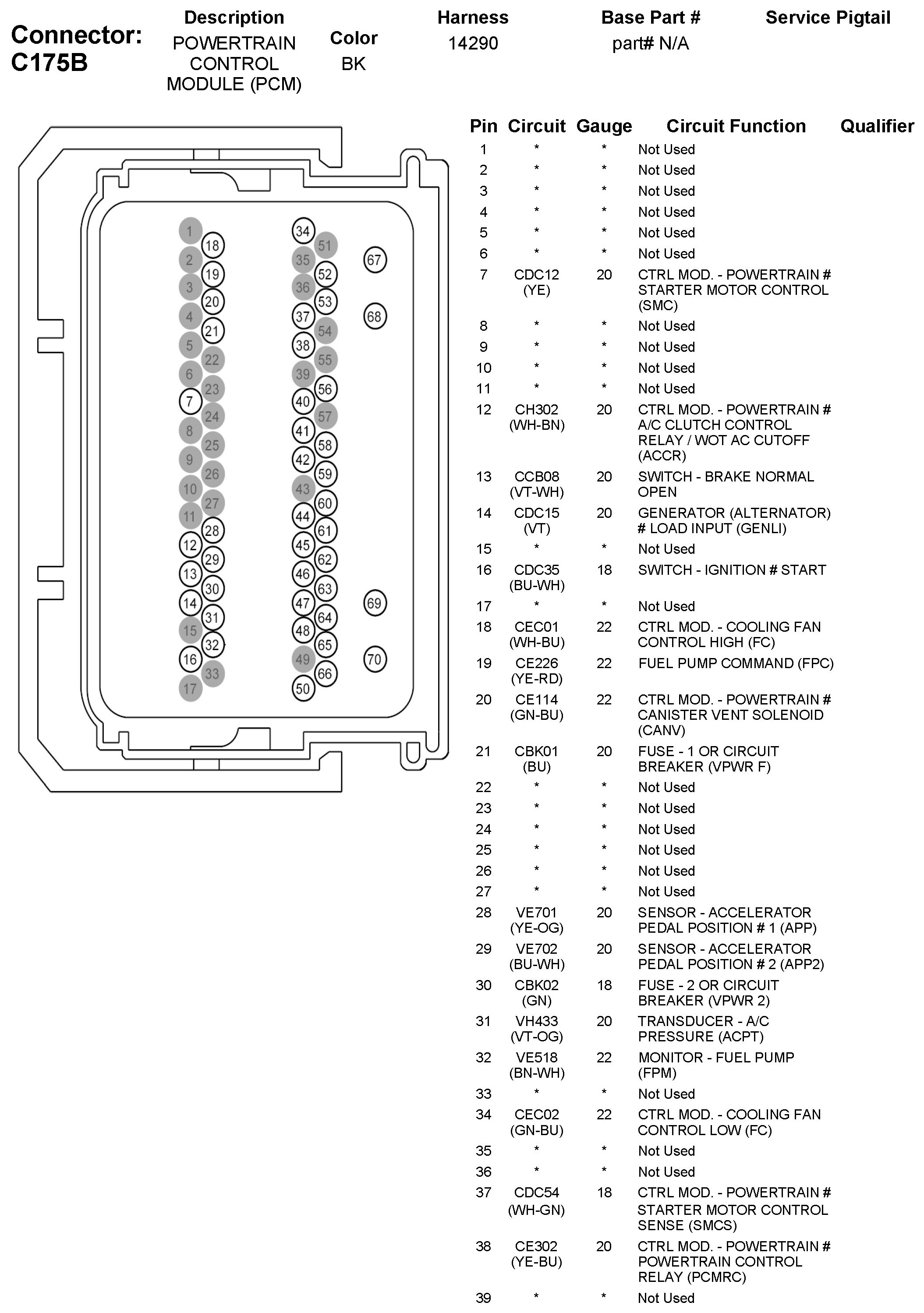 Factory service manual diagram