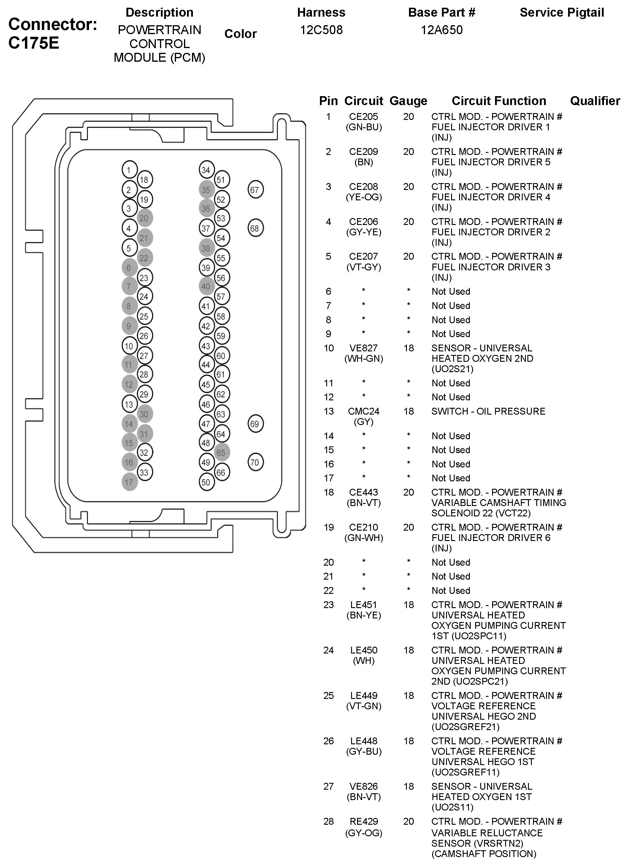 Factory service manual diagram
