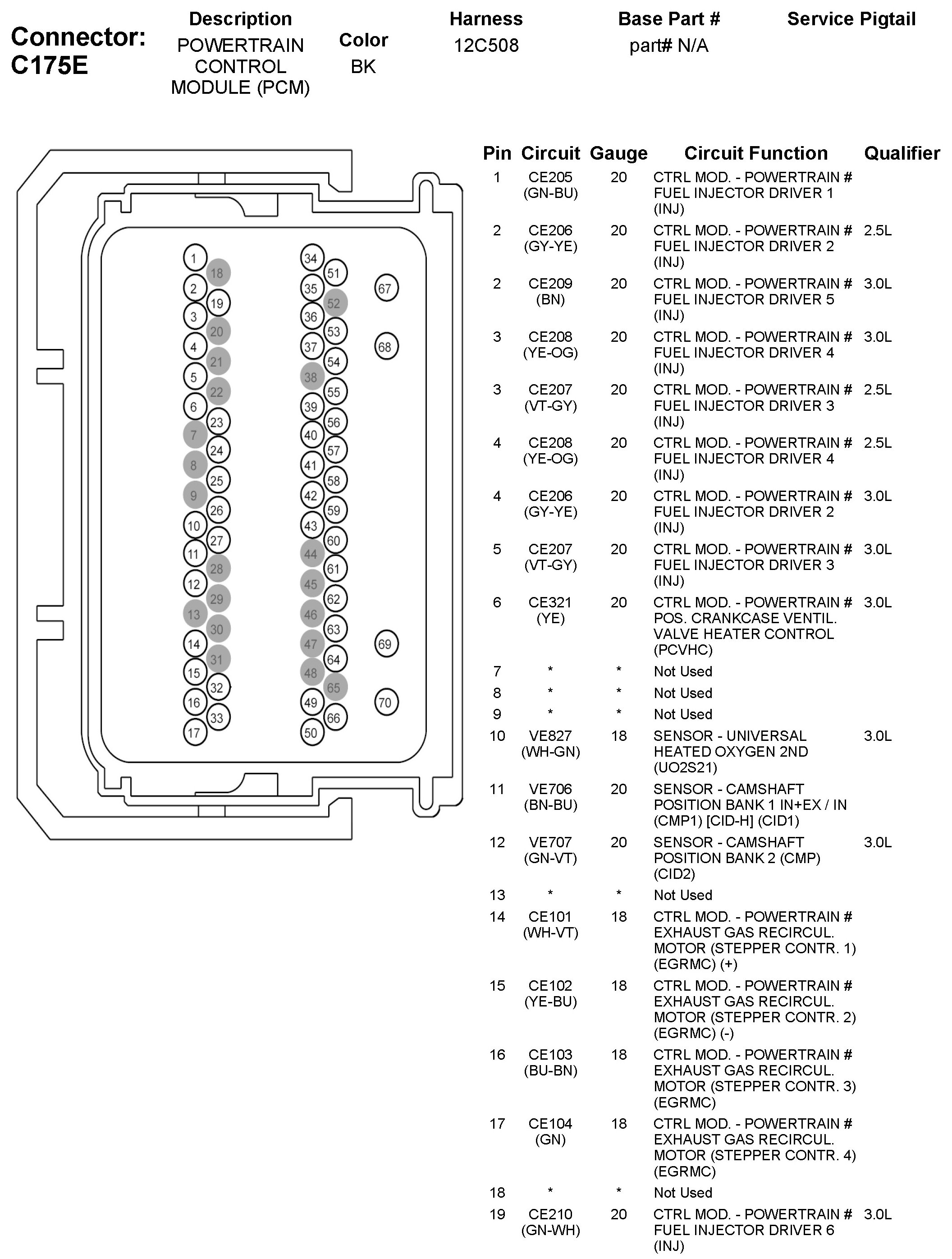 Factory service manual diagram