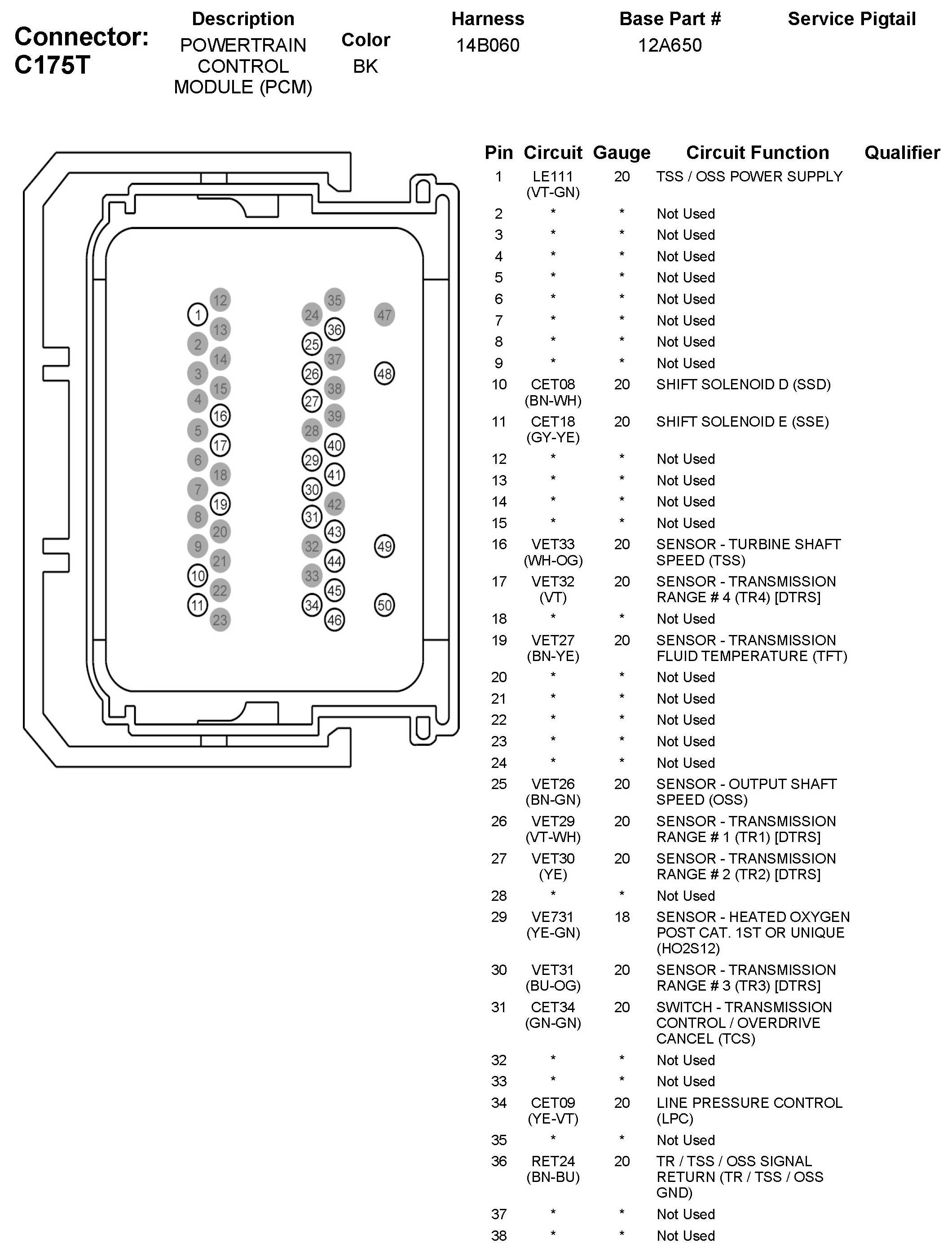 Factory service manual diagram