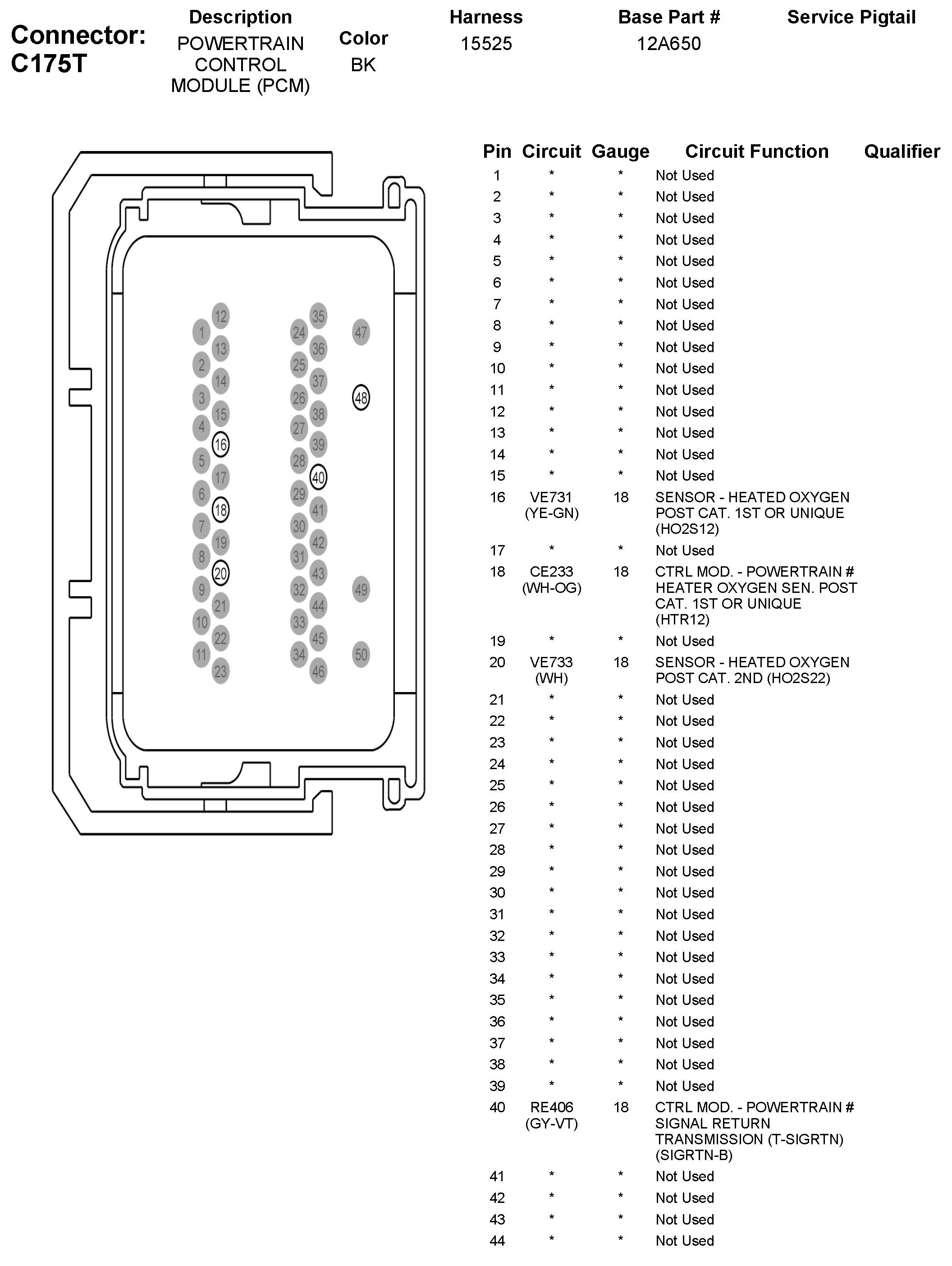 Factory service manual diagram
