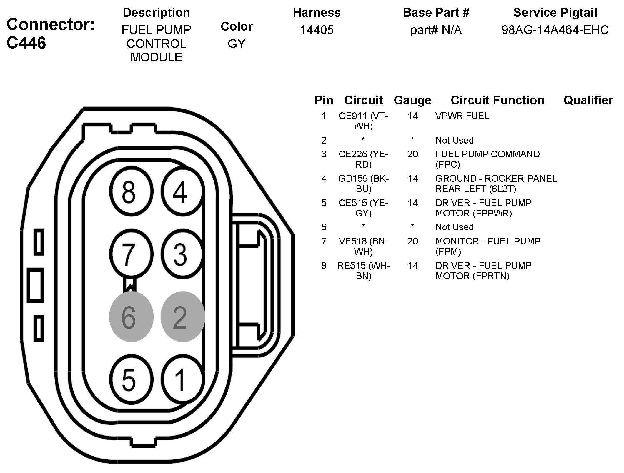Factory service manual diagram