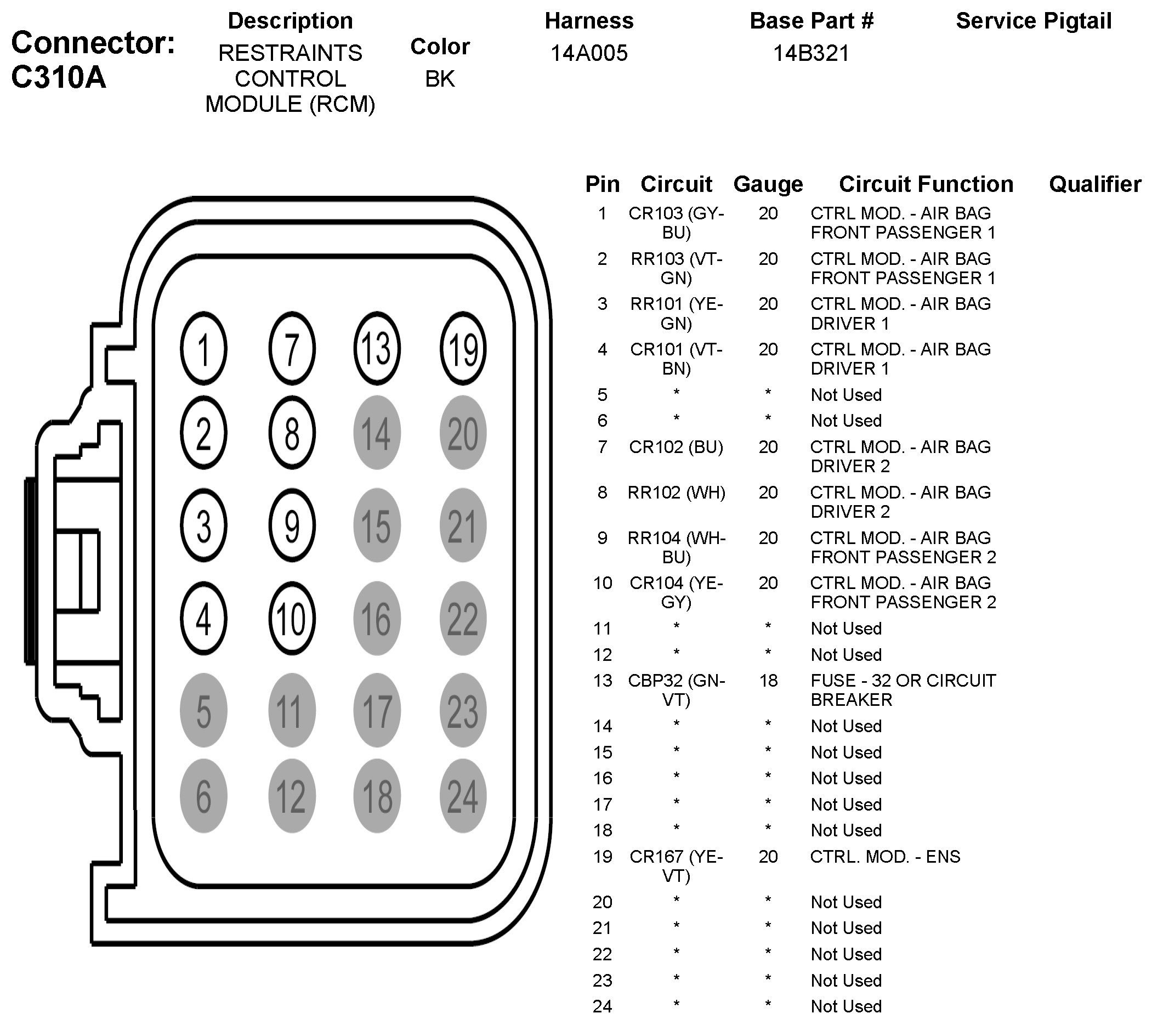 Factory service manual diagram