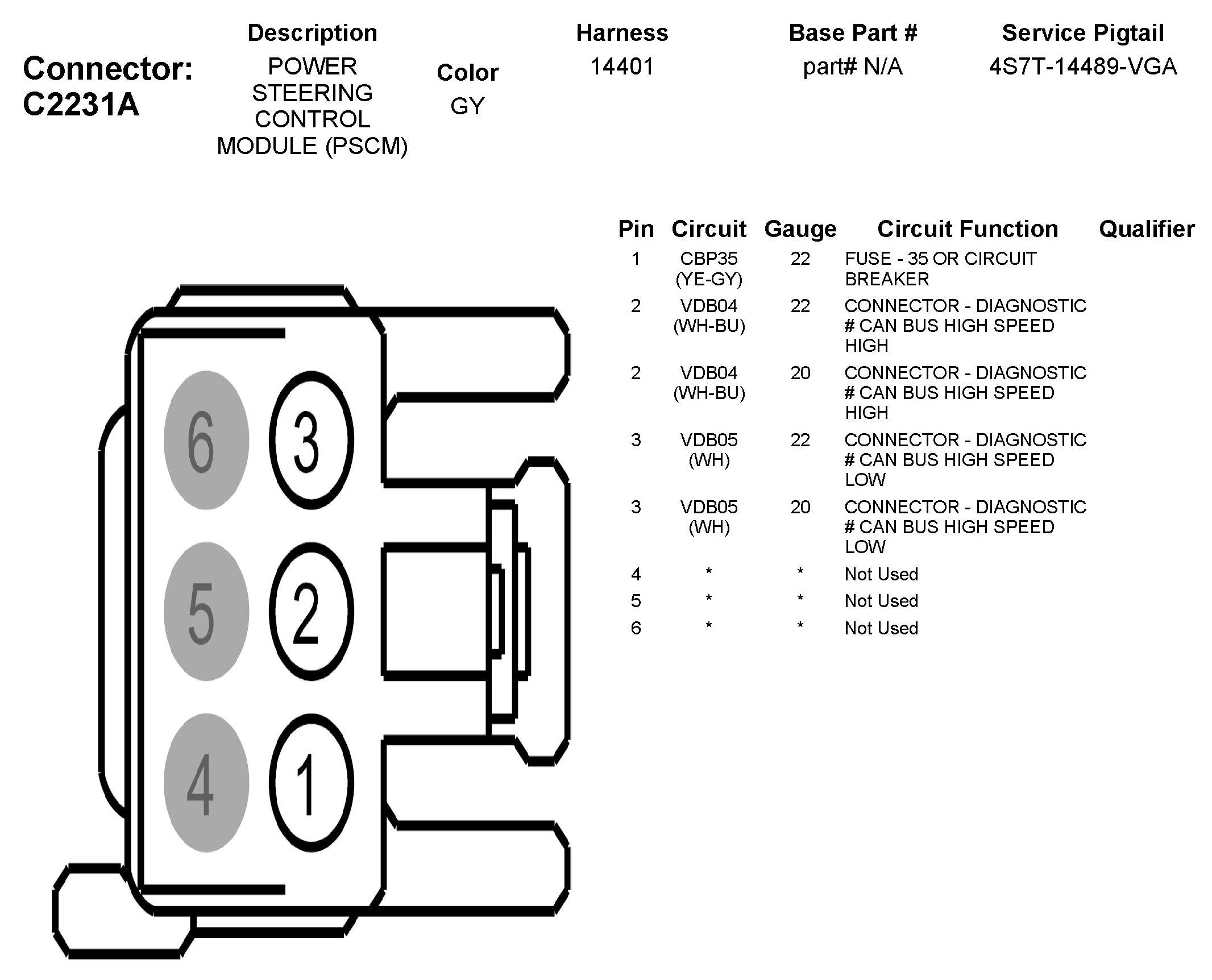 Factory service manual diagram