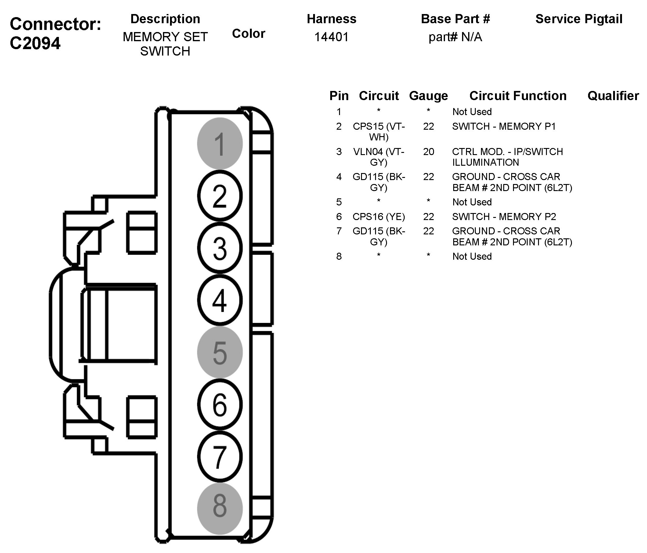 Factory service manual diagram