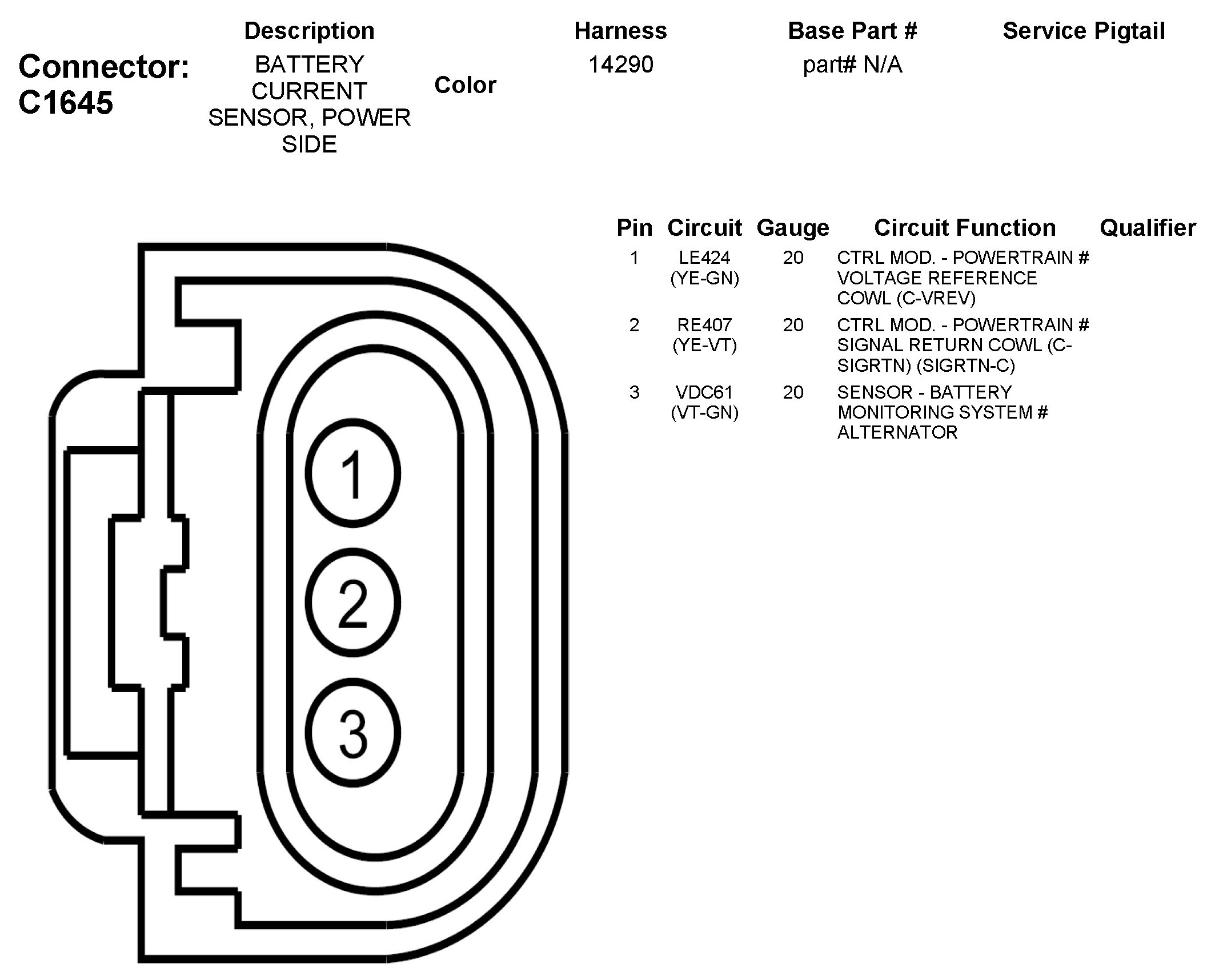 Factory service manual diagram