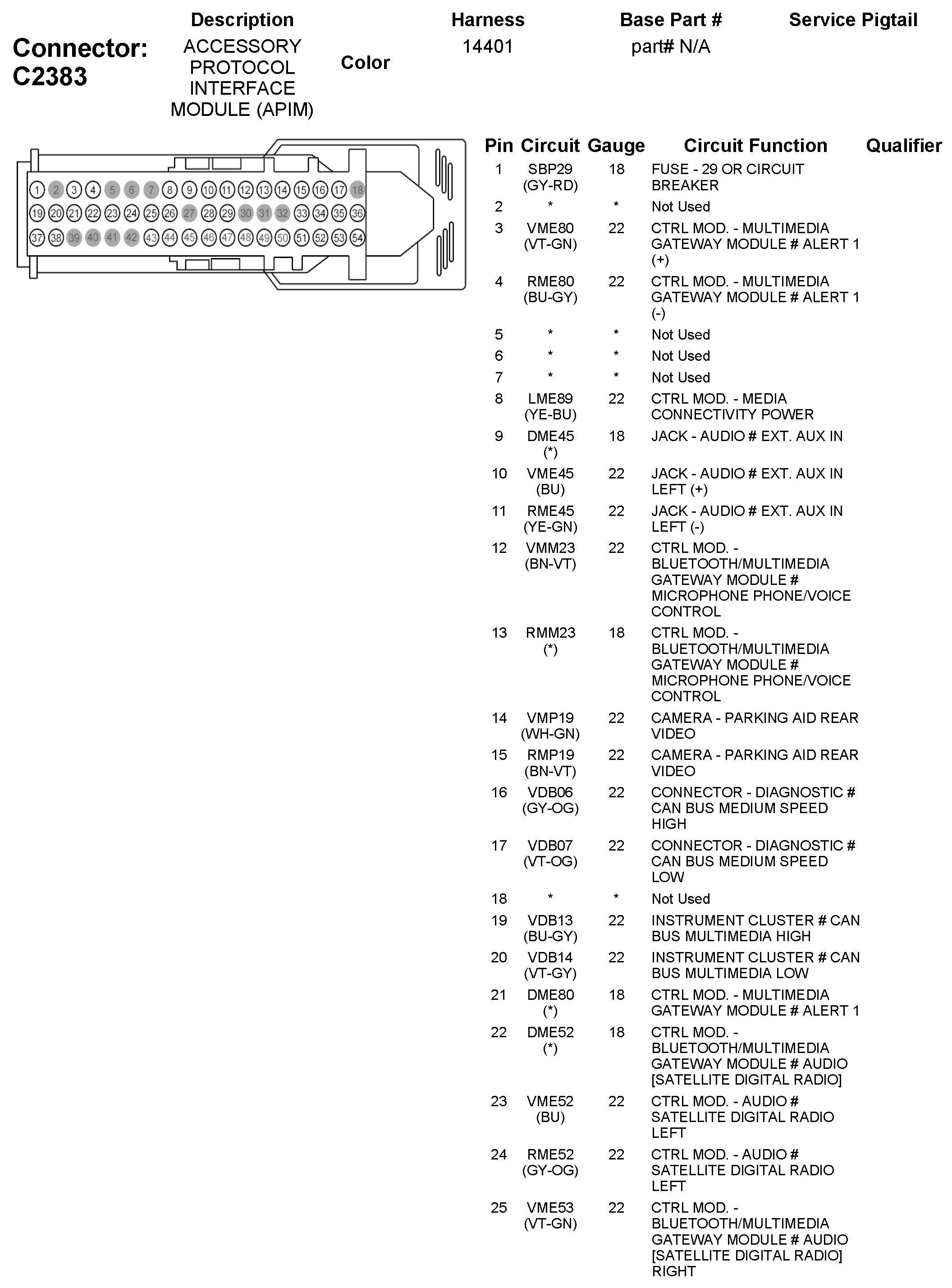 Factory service manual diagram