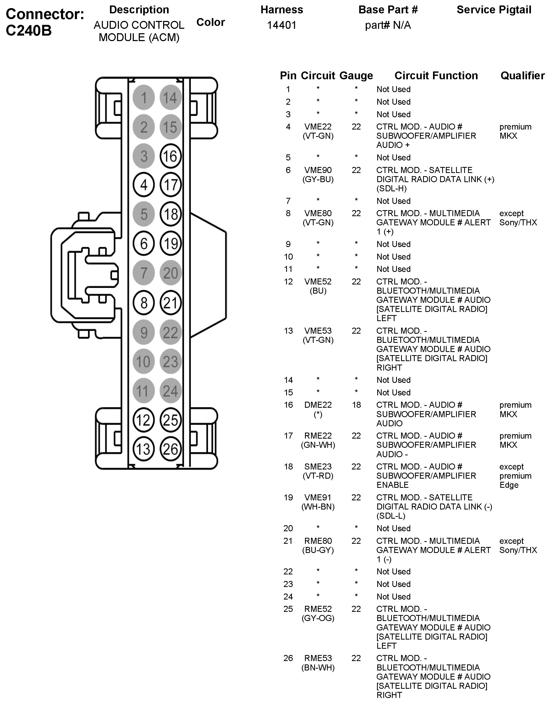 Factory service manual diagram
