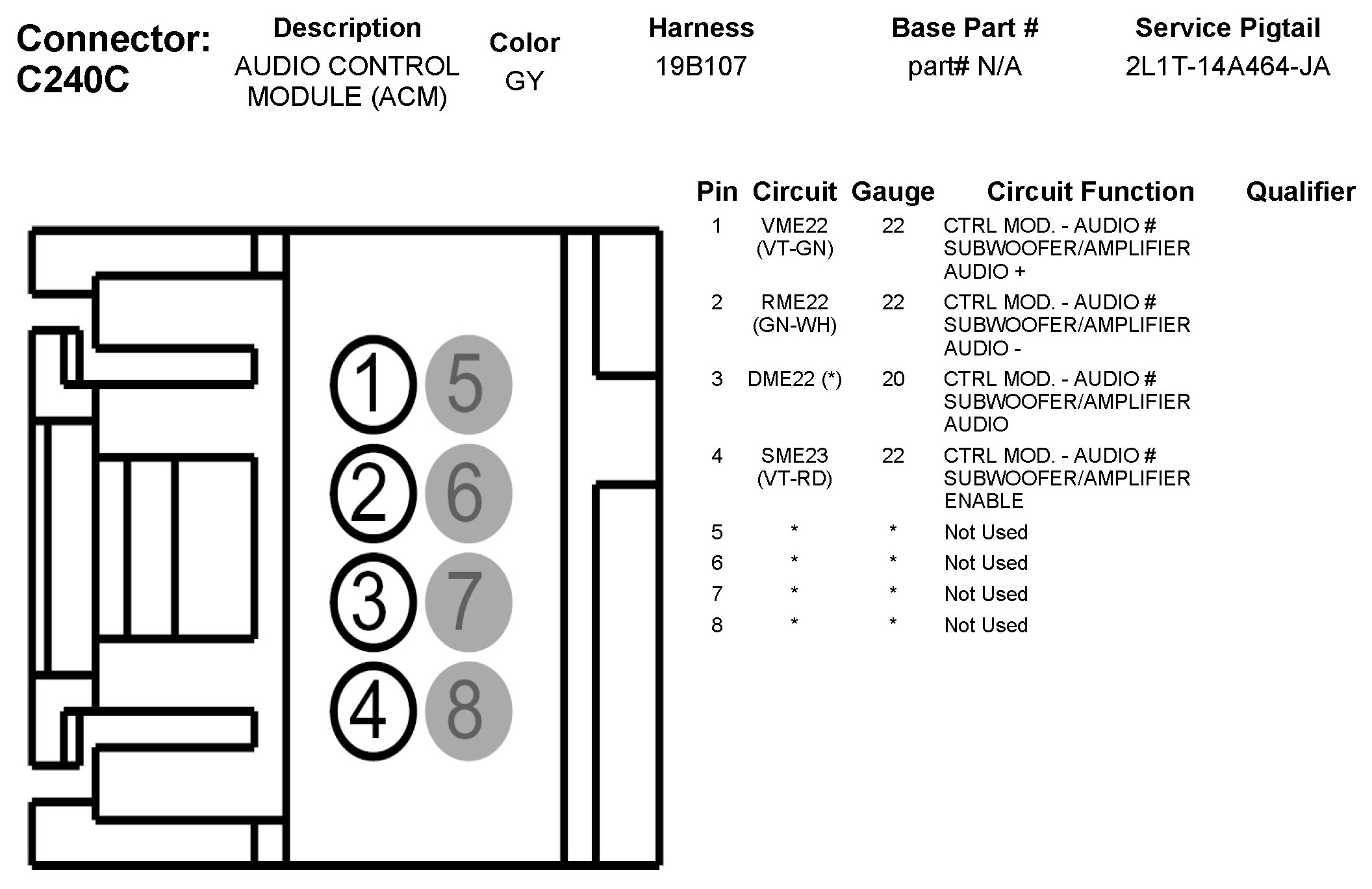 Factory service manual diagram