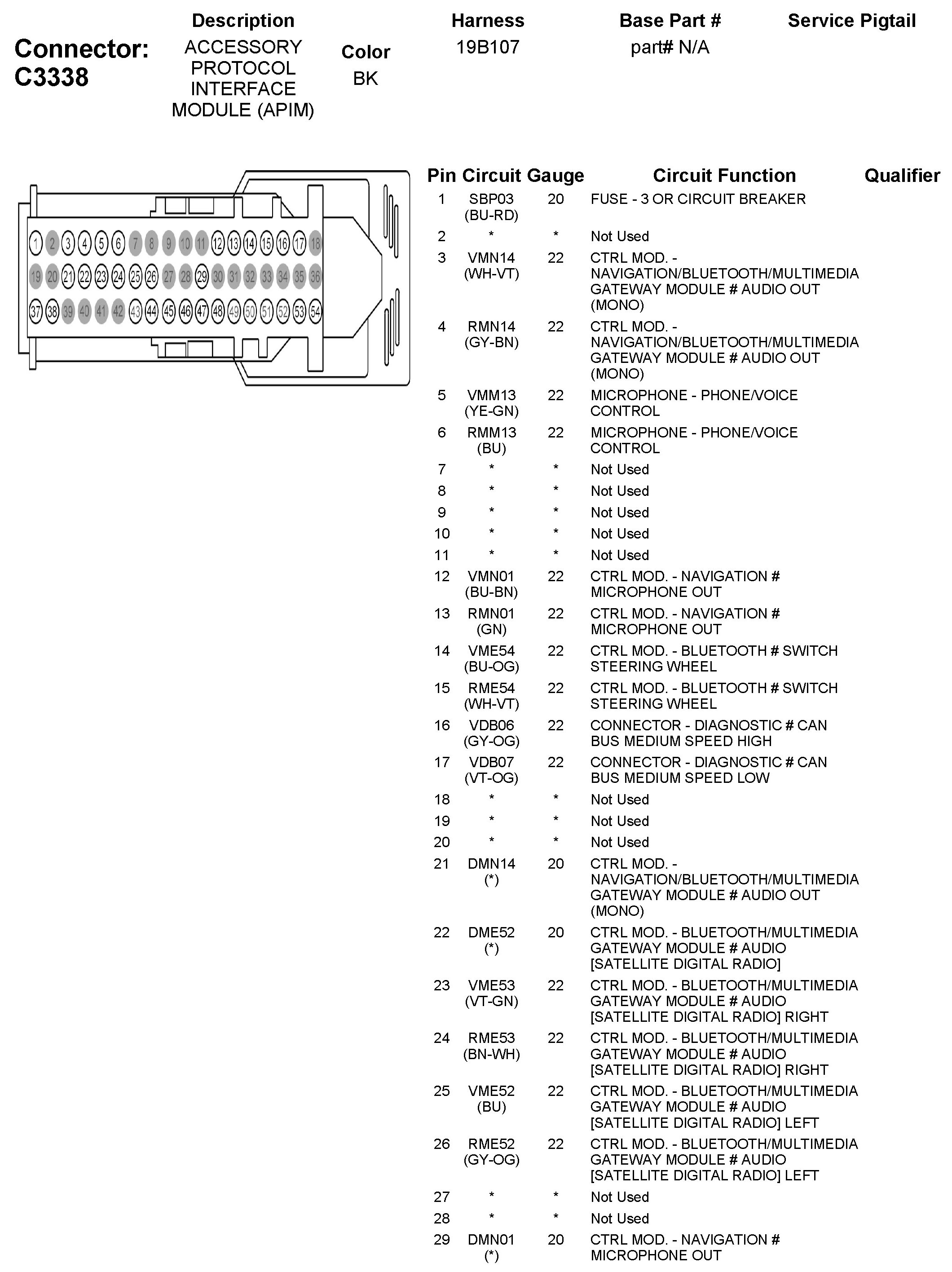 Factory service manual diagram