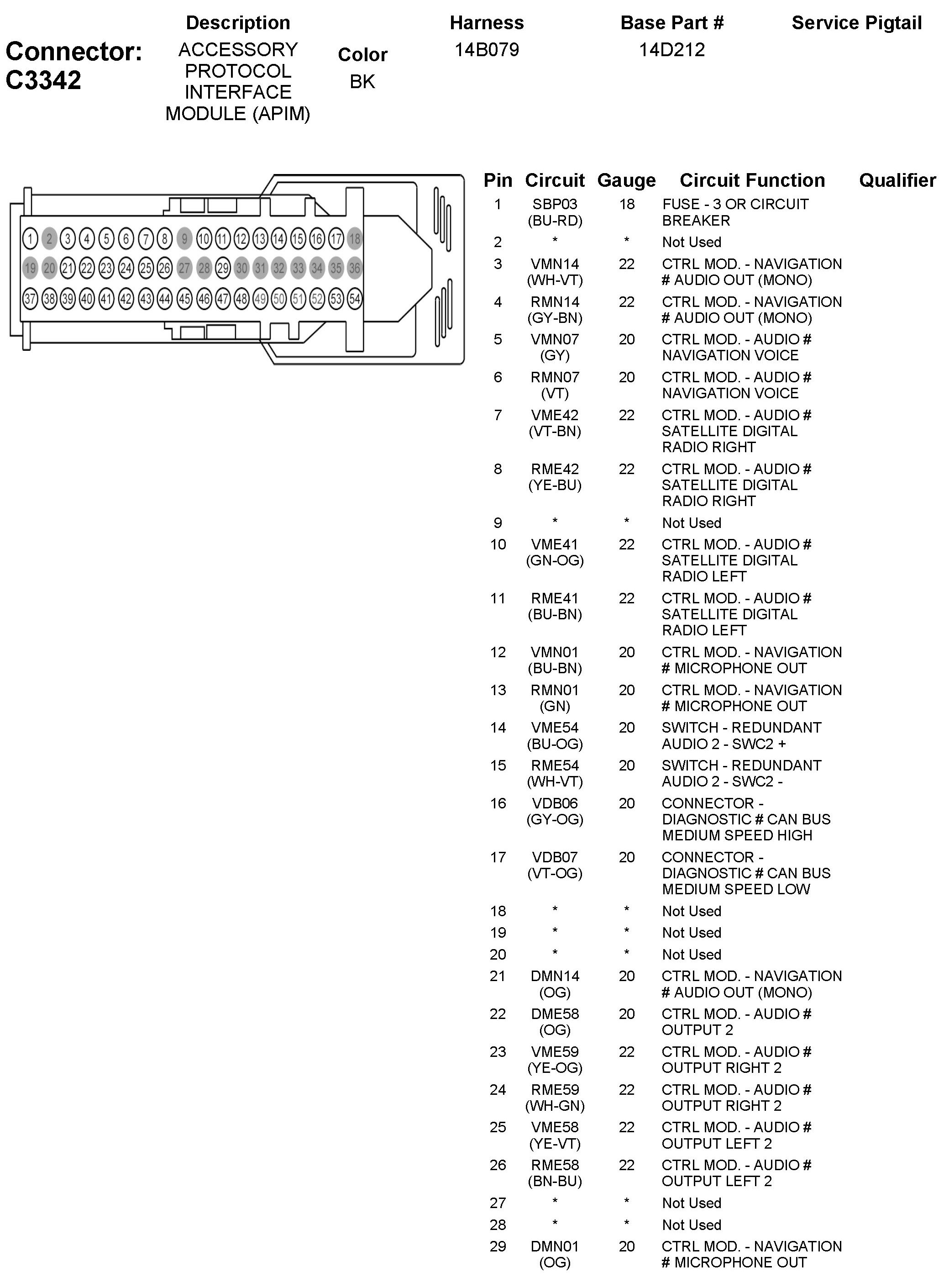 Factory service manual diagram