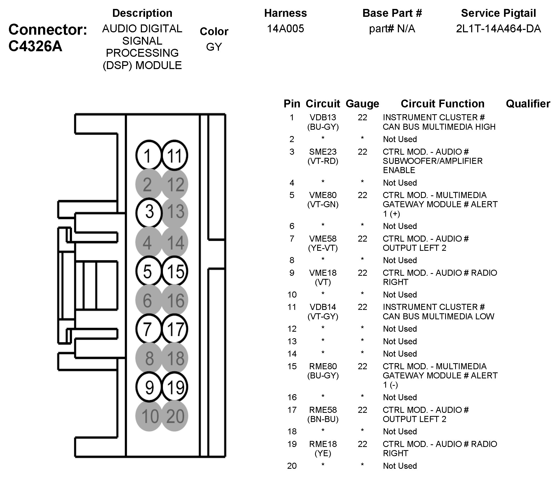 Factory service manual diagram