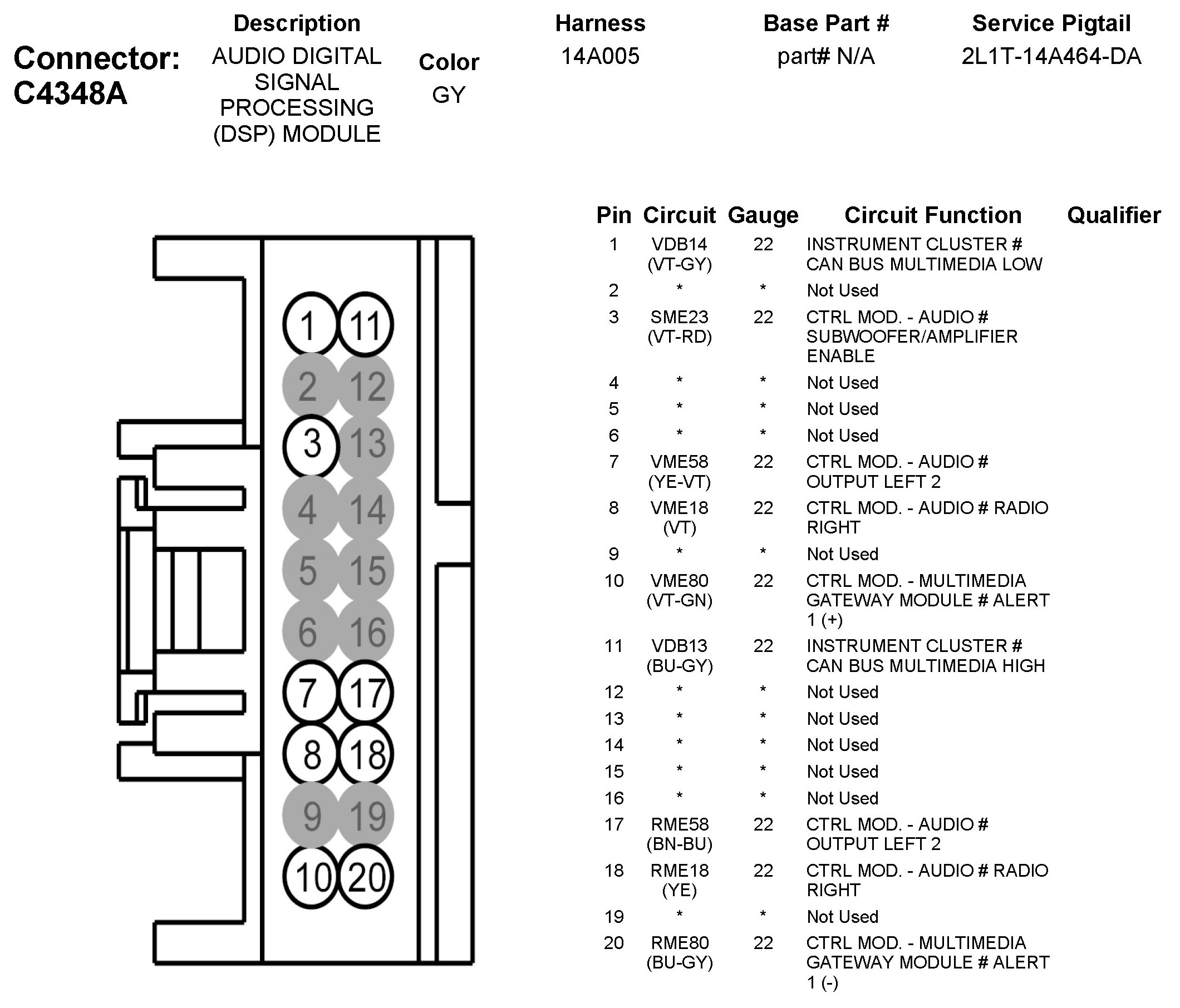 Factory service manual diagram