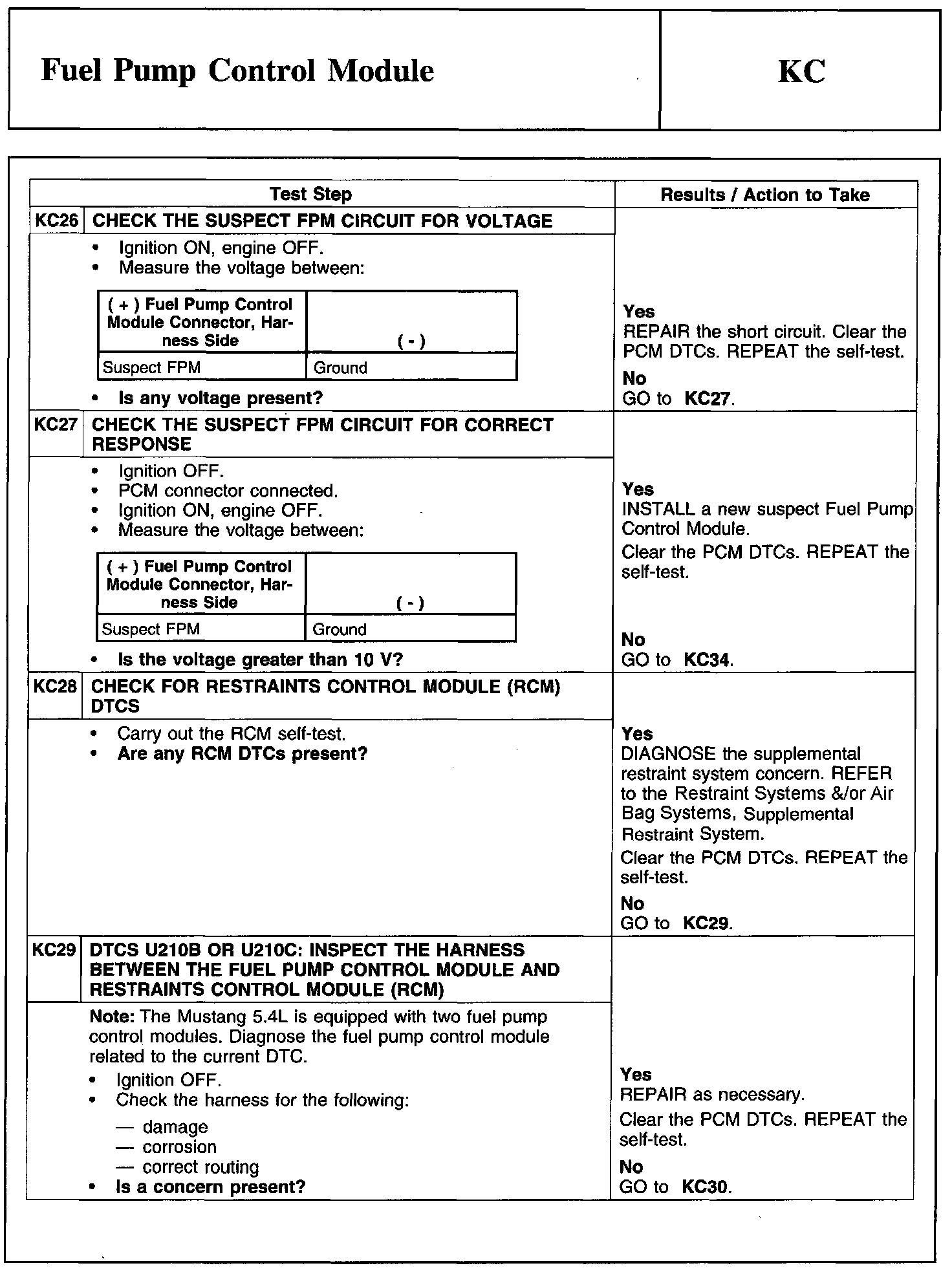 Factory service manual diagram