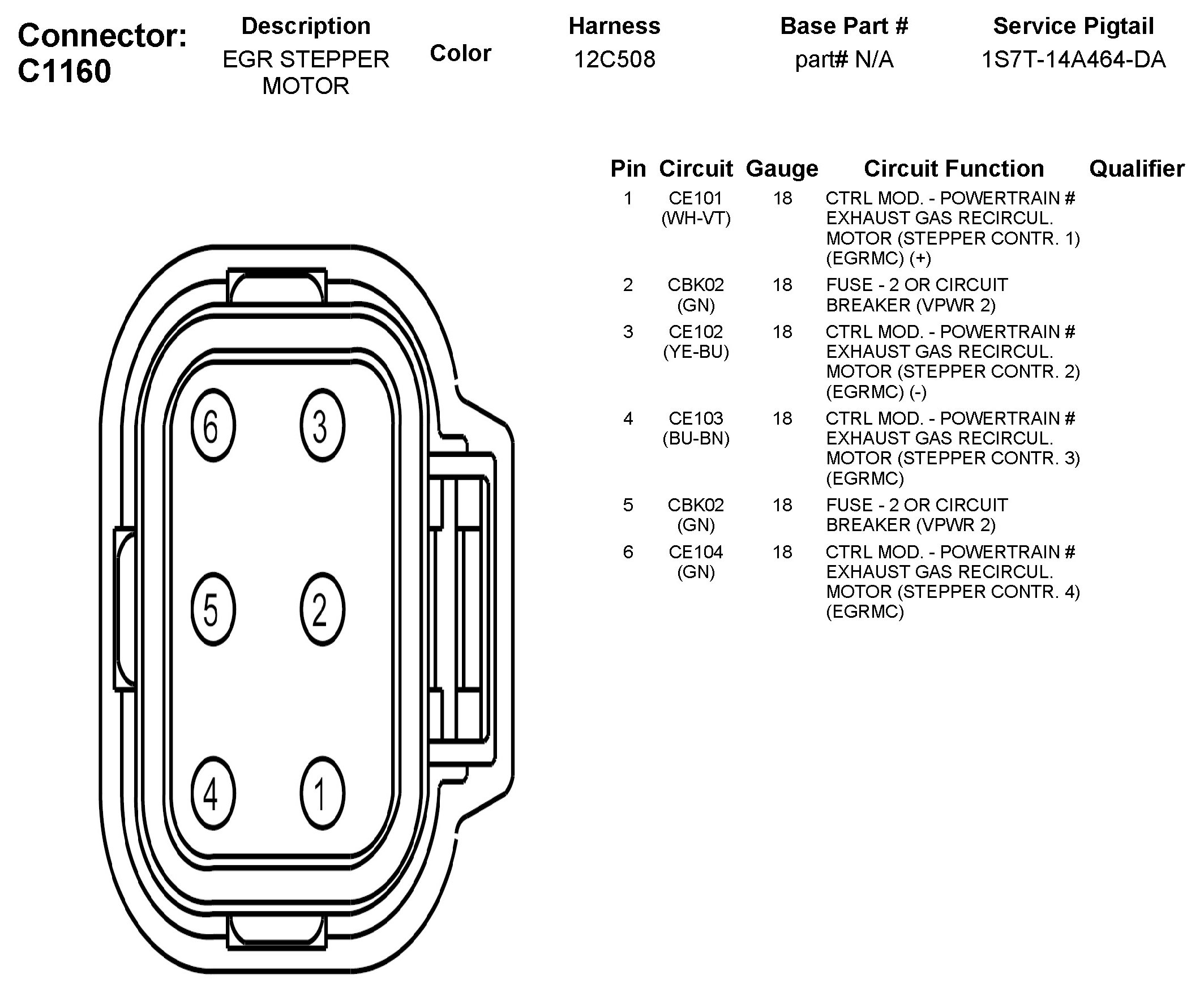 Factory service manual diagram