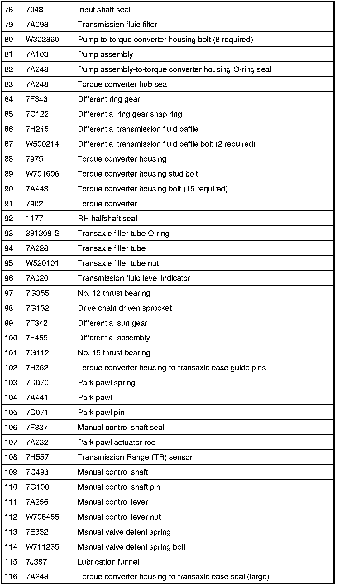 Factory service manual diagram
