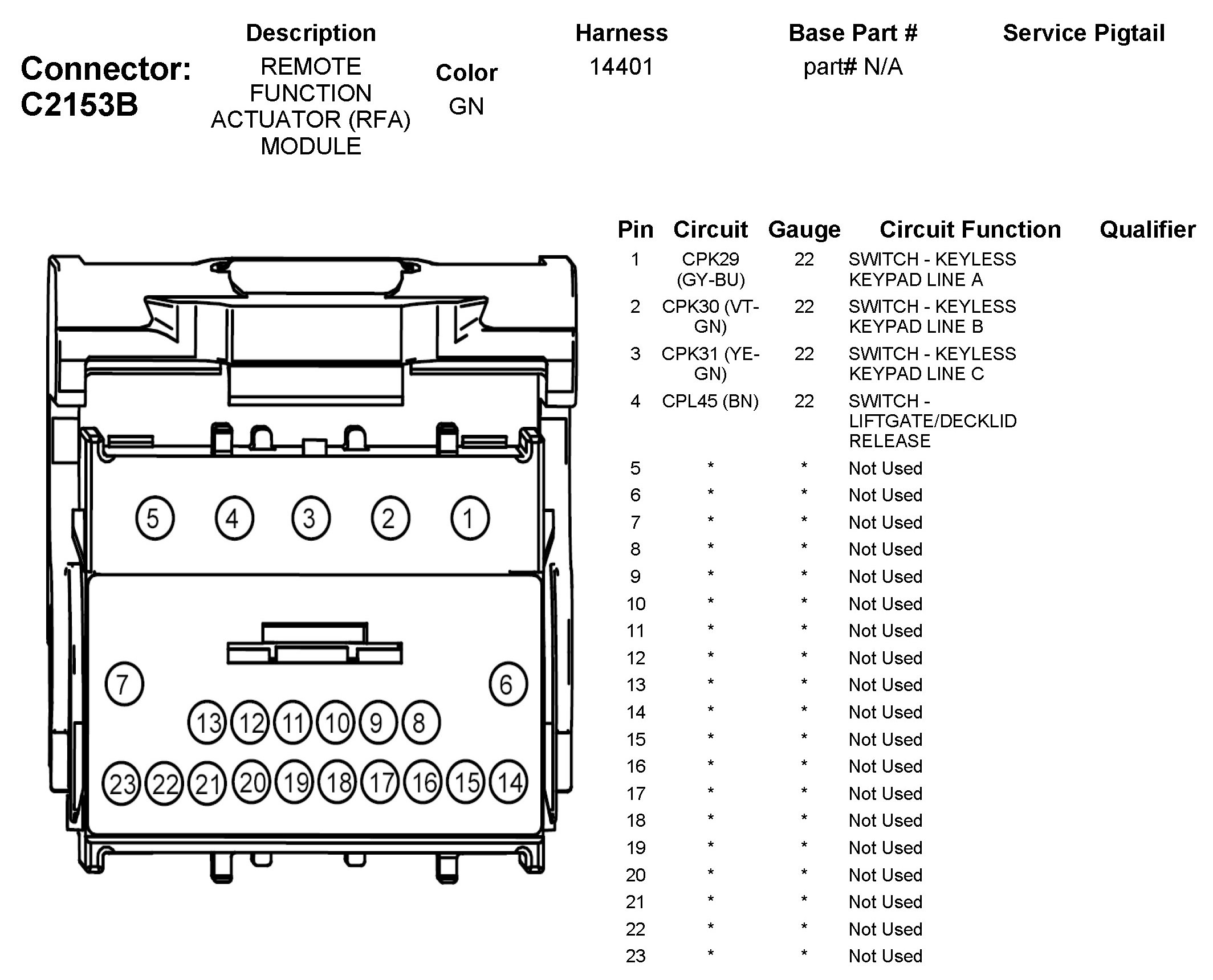Factory service manual diagram