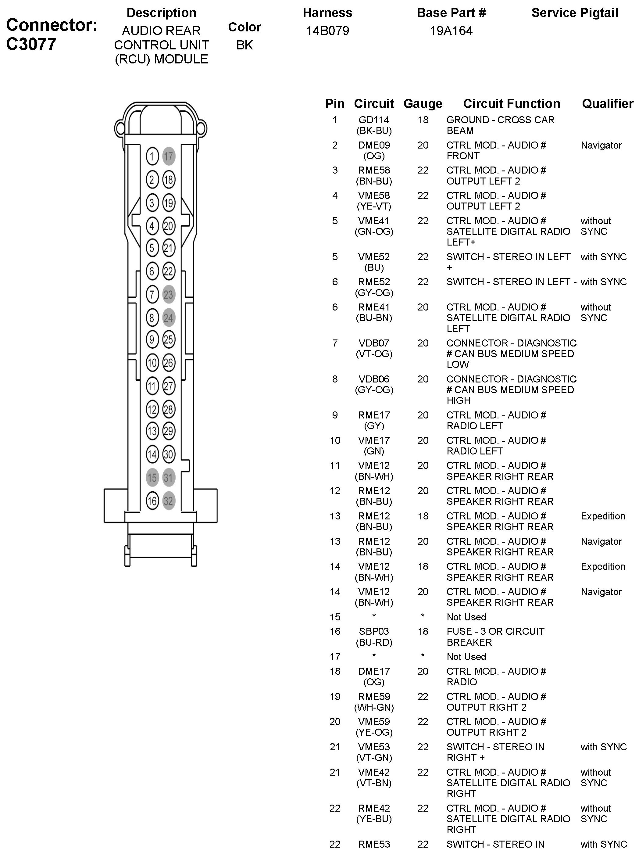 Factory service manual diagram