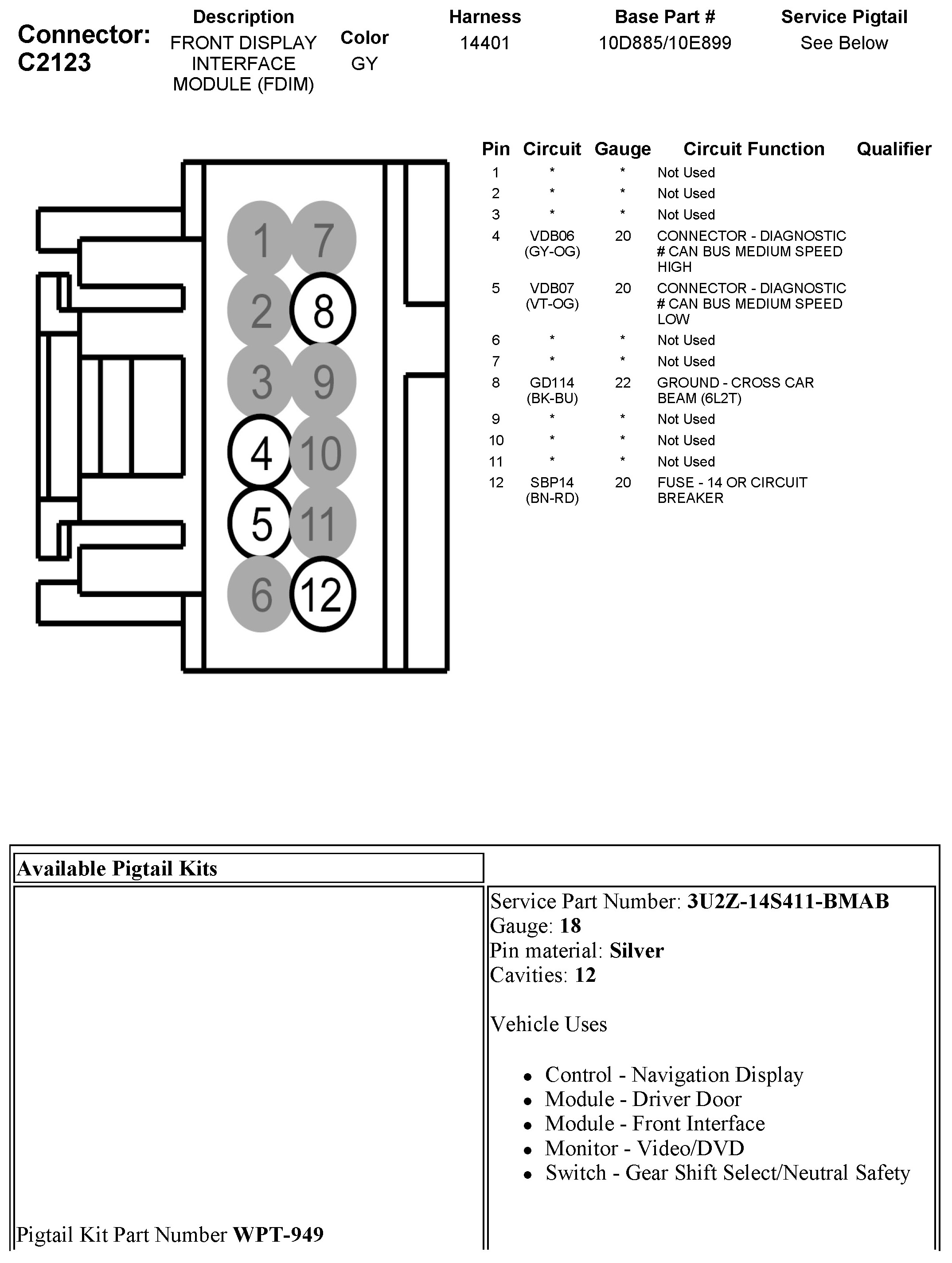 Factory service manual diagram