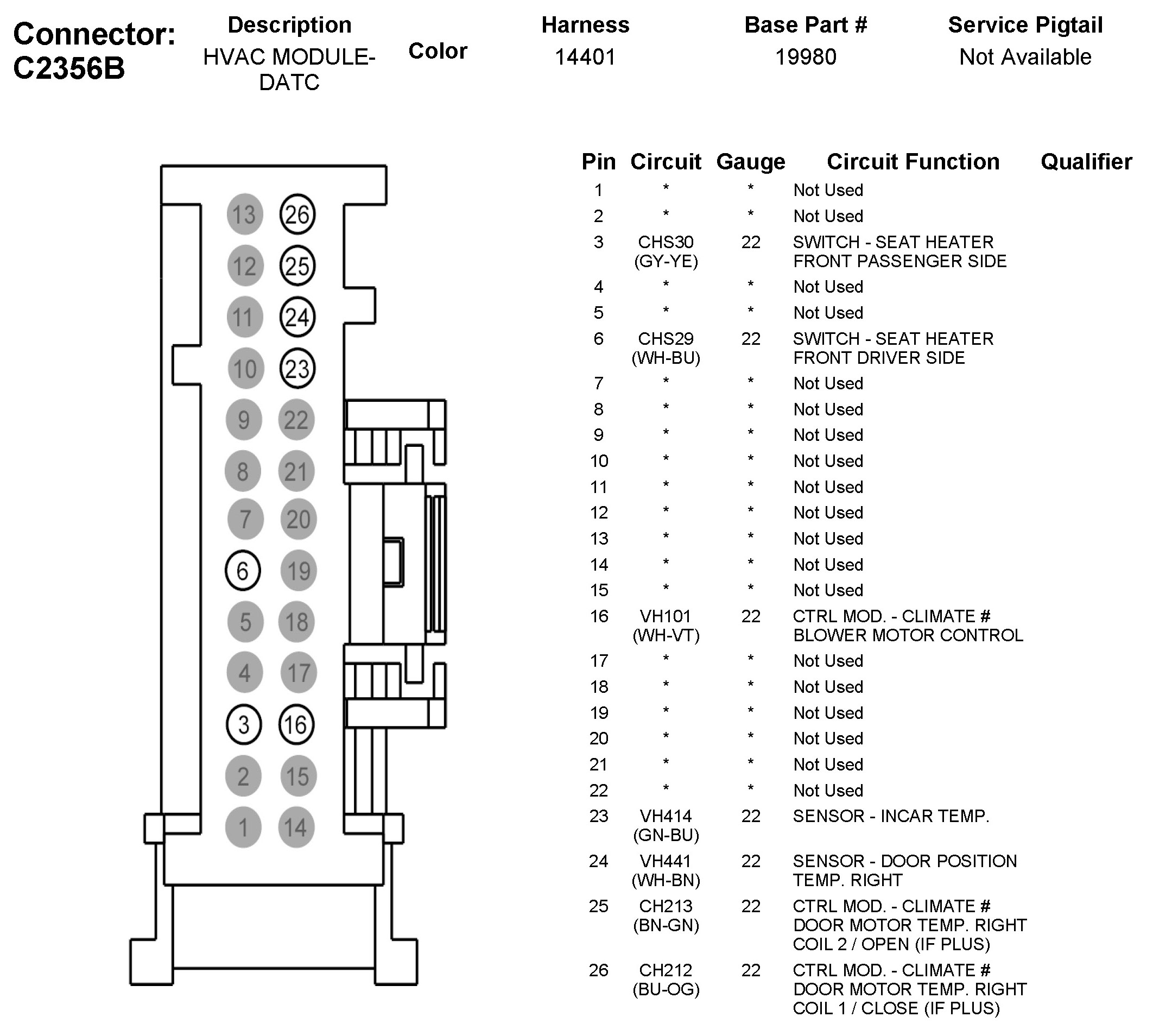 Factory service manual diagram