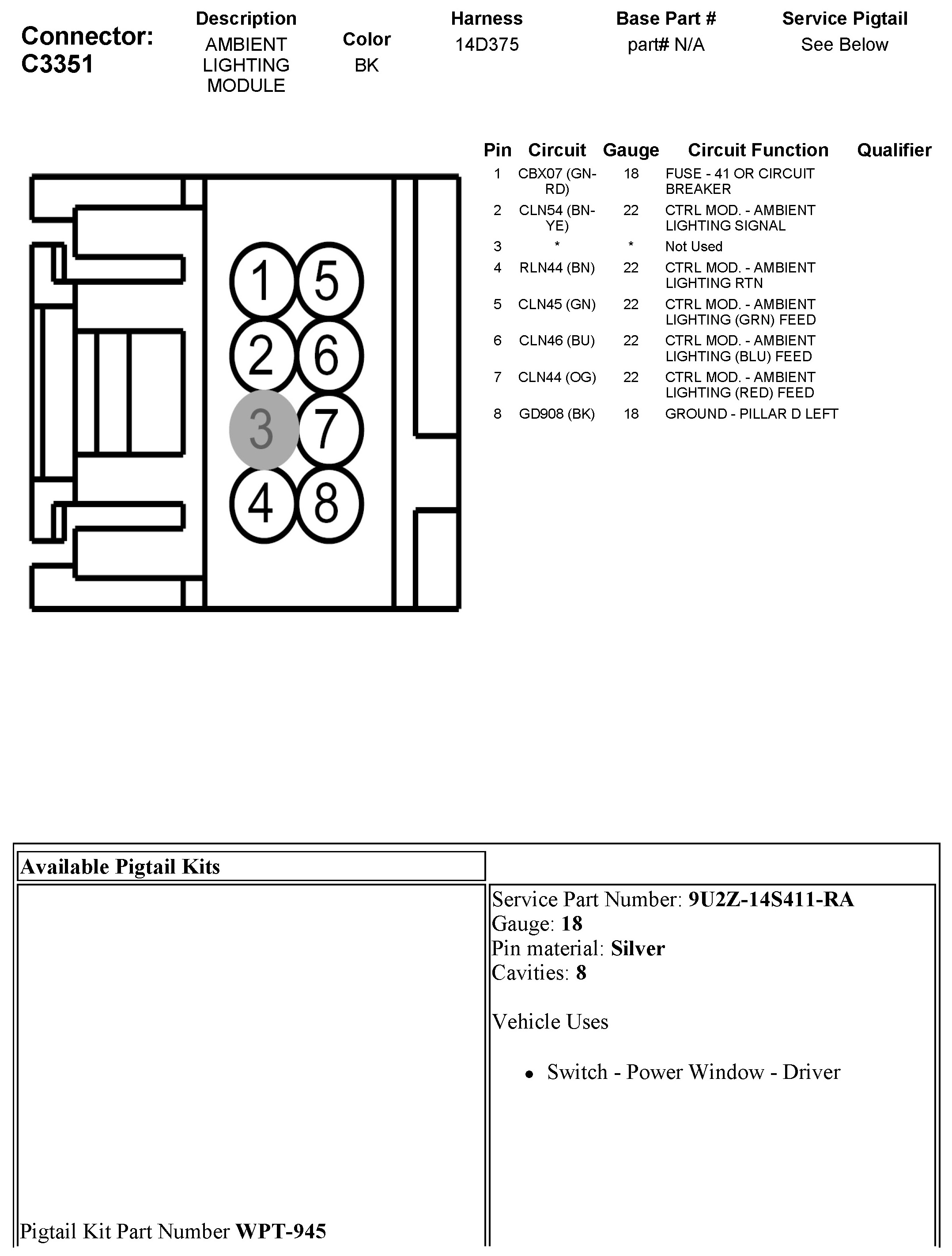 Factory service manual diagram