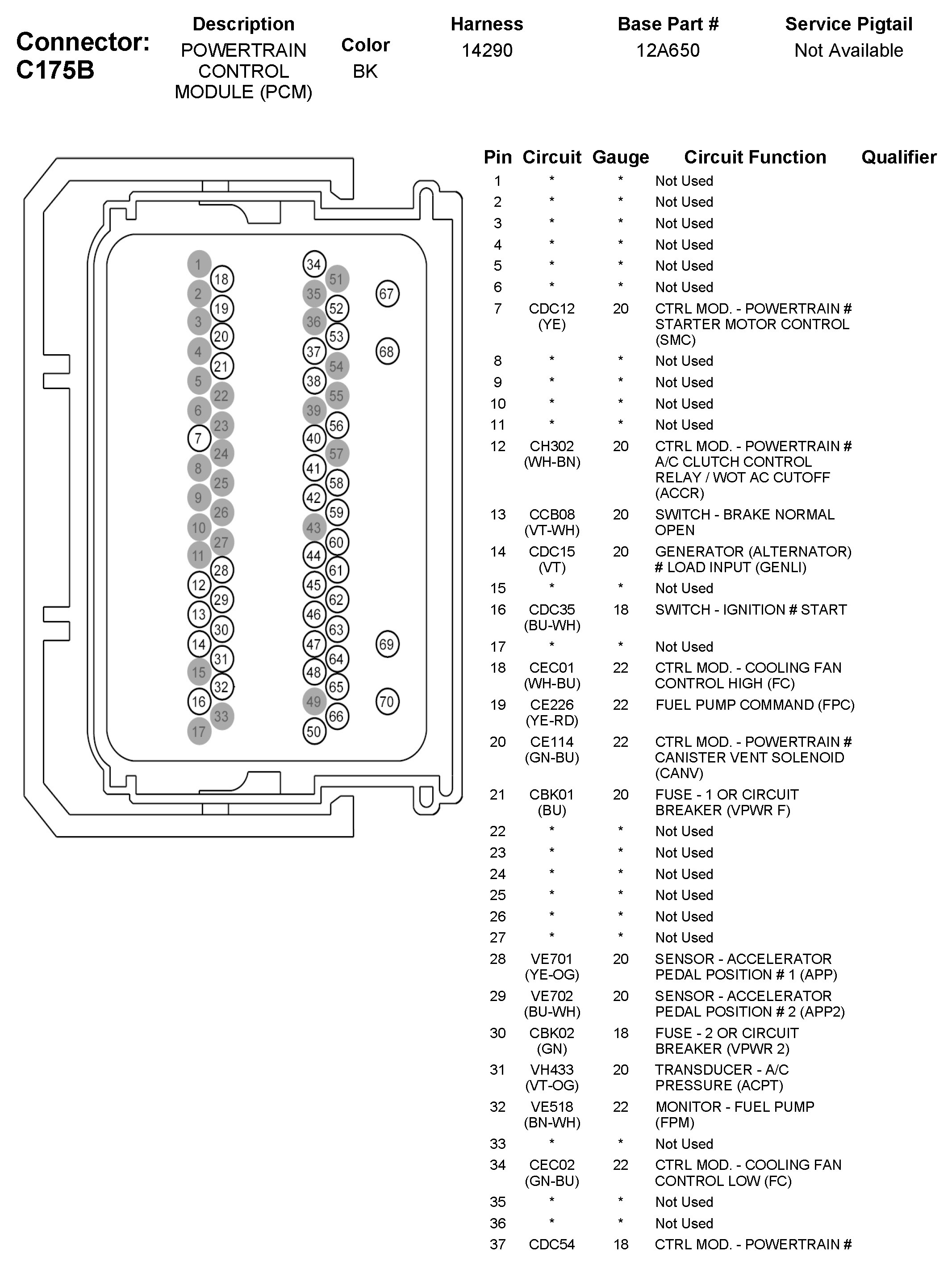 Factory service manual diagram