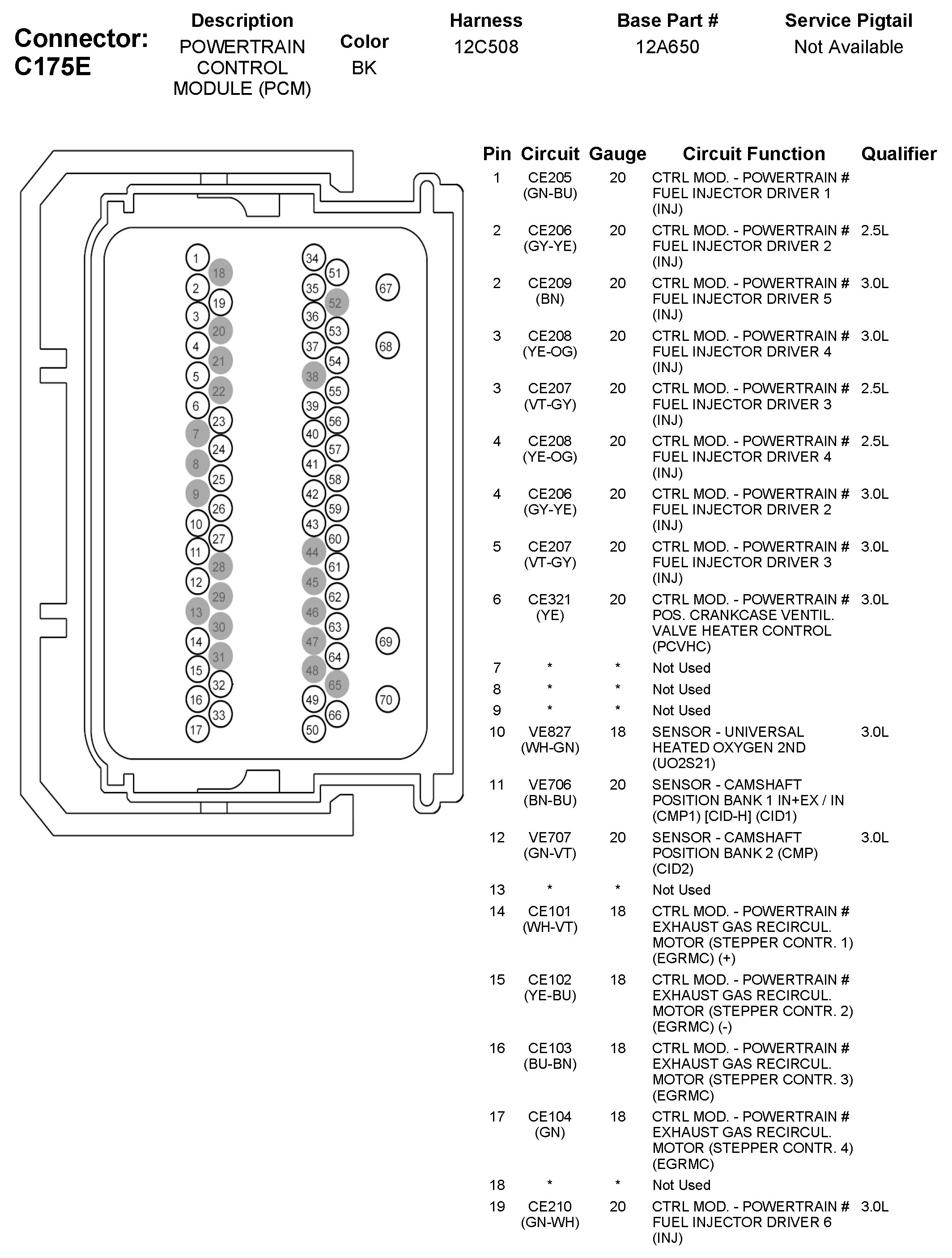 Factory service manual diagram