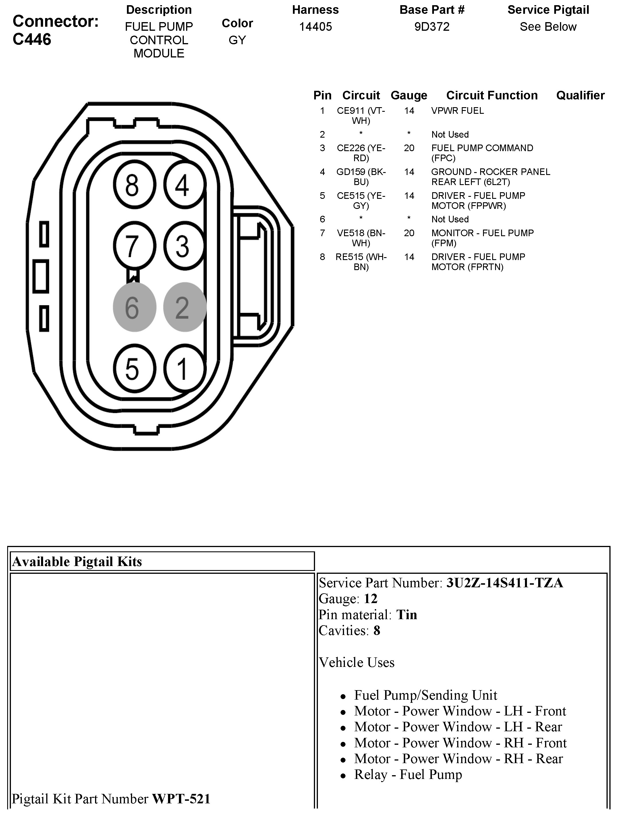 Factory service manual diagram