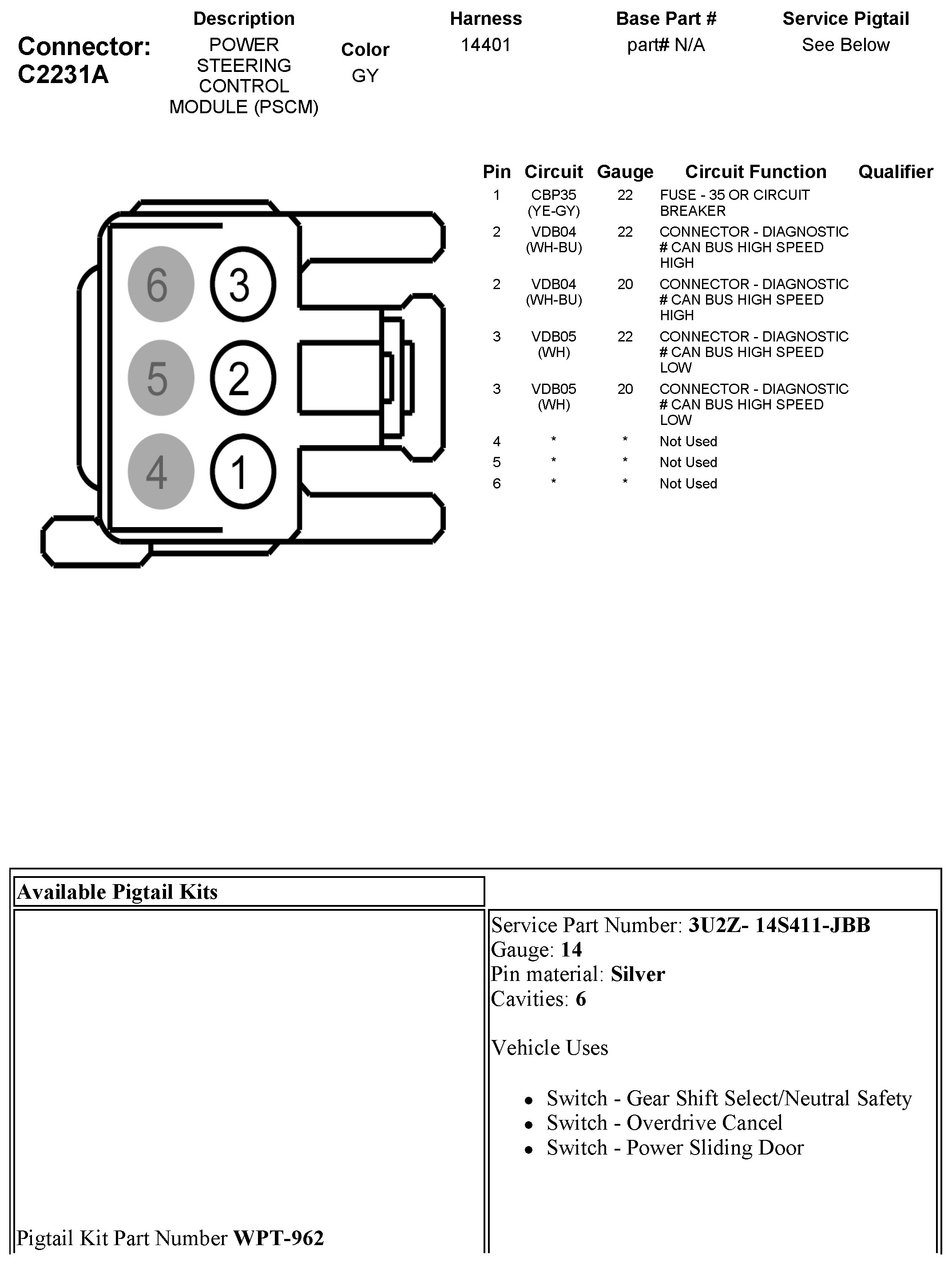 Factory service manual diagram
