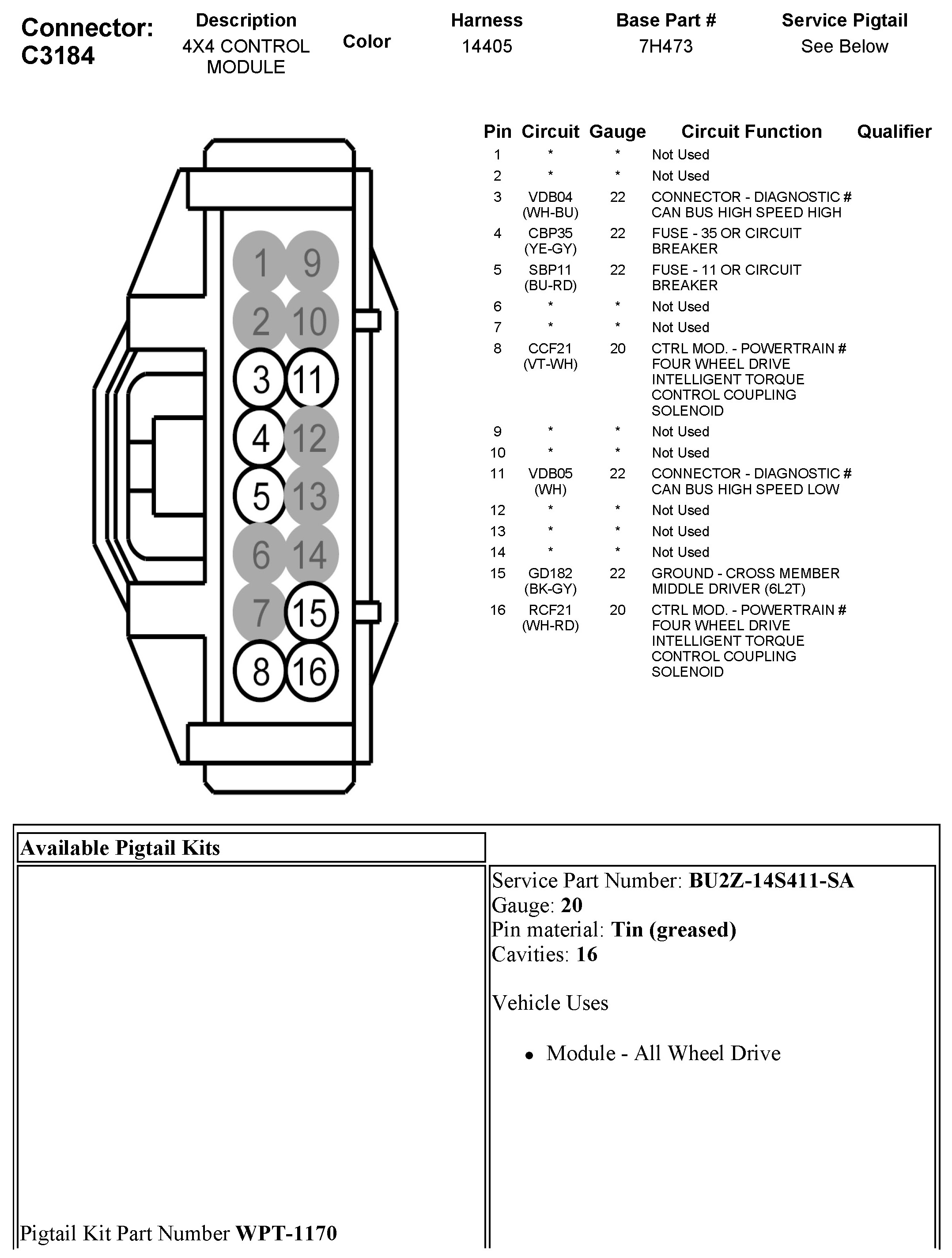 Factory service manual diagram