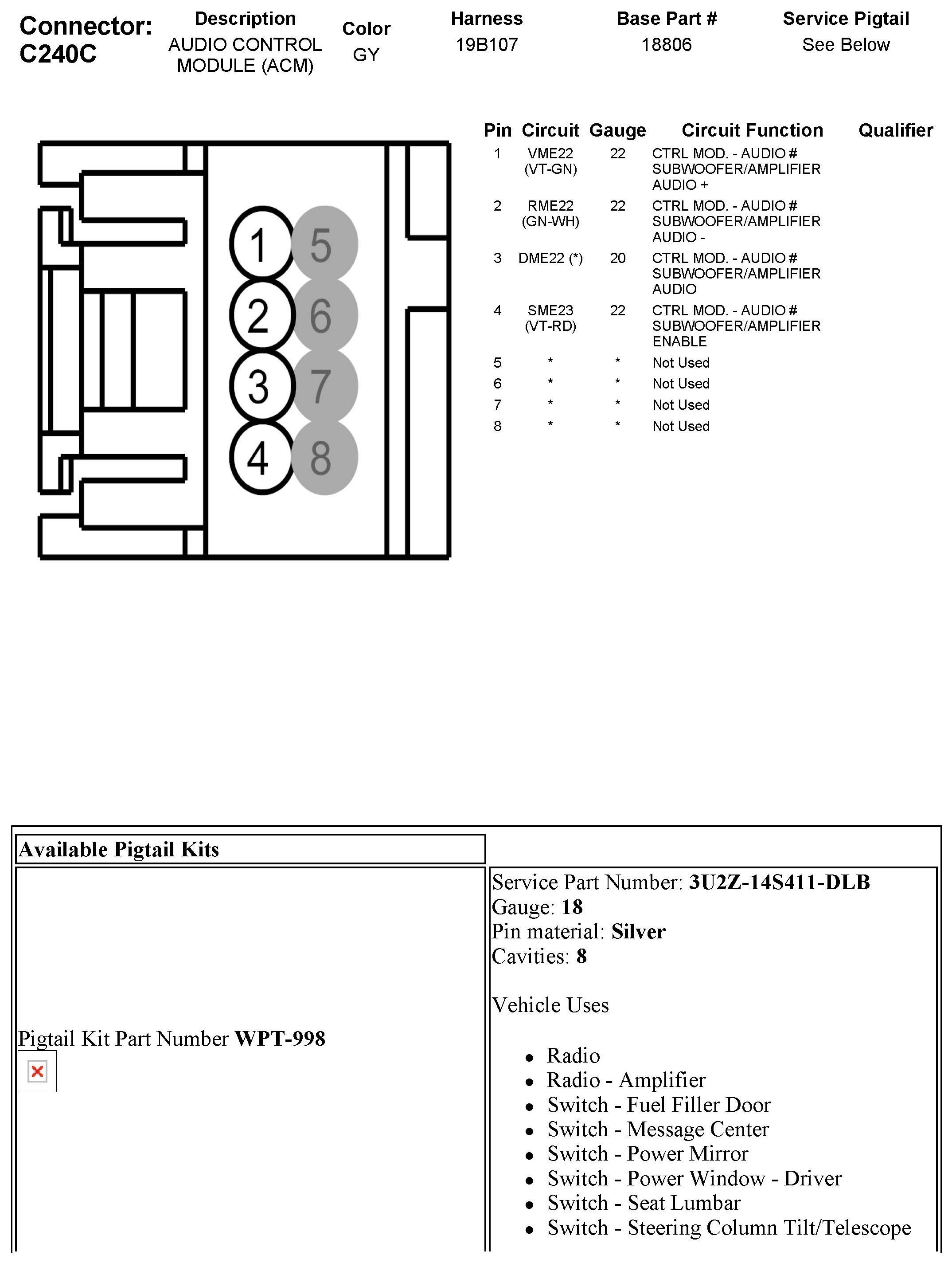 Factory service manual diagram