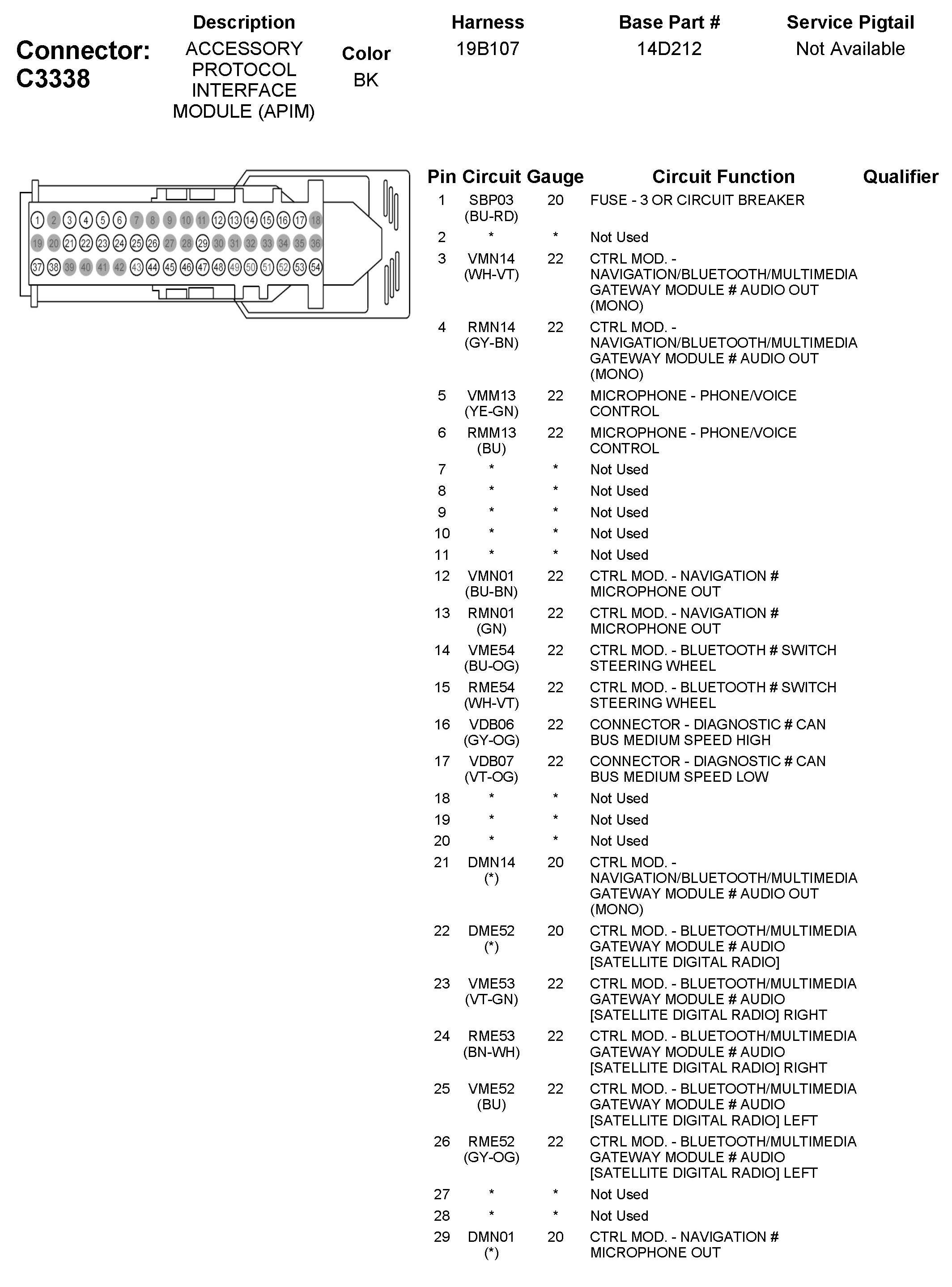 Factory service manual diagram