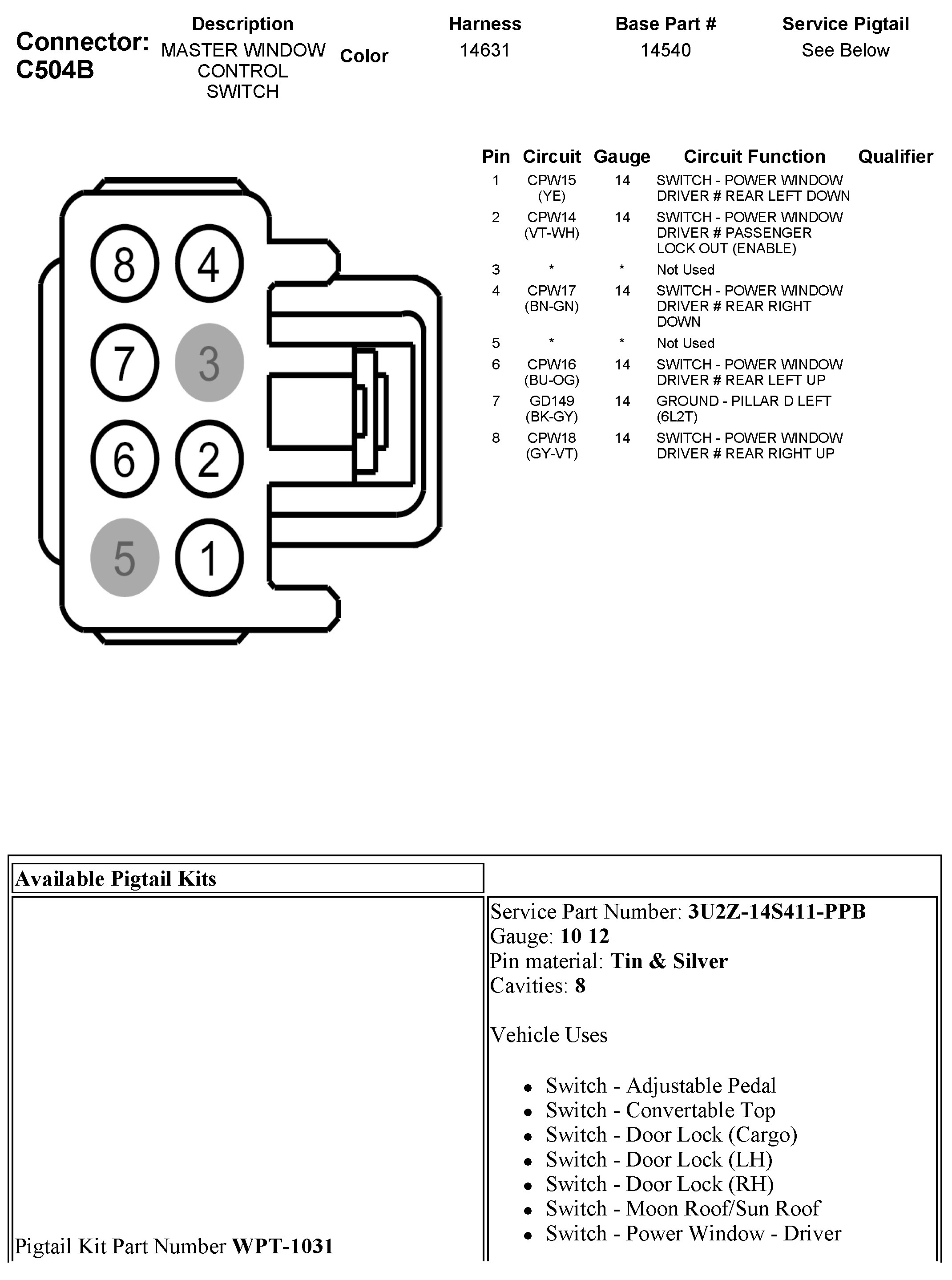 Factory service manual diagram