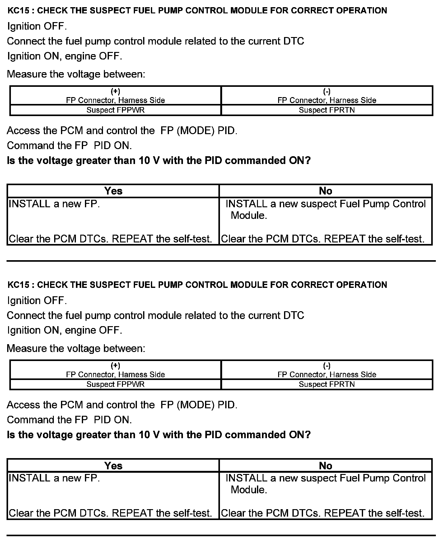 Factory service manual diagram