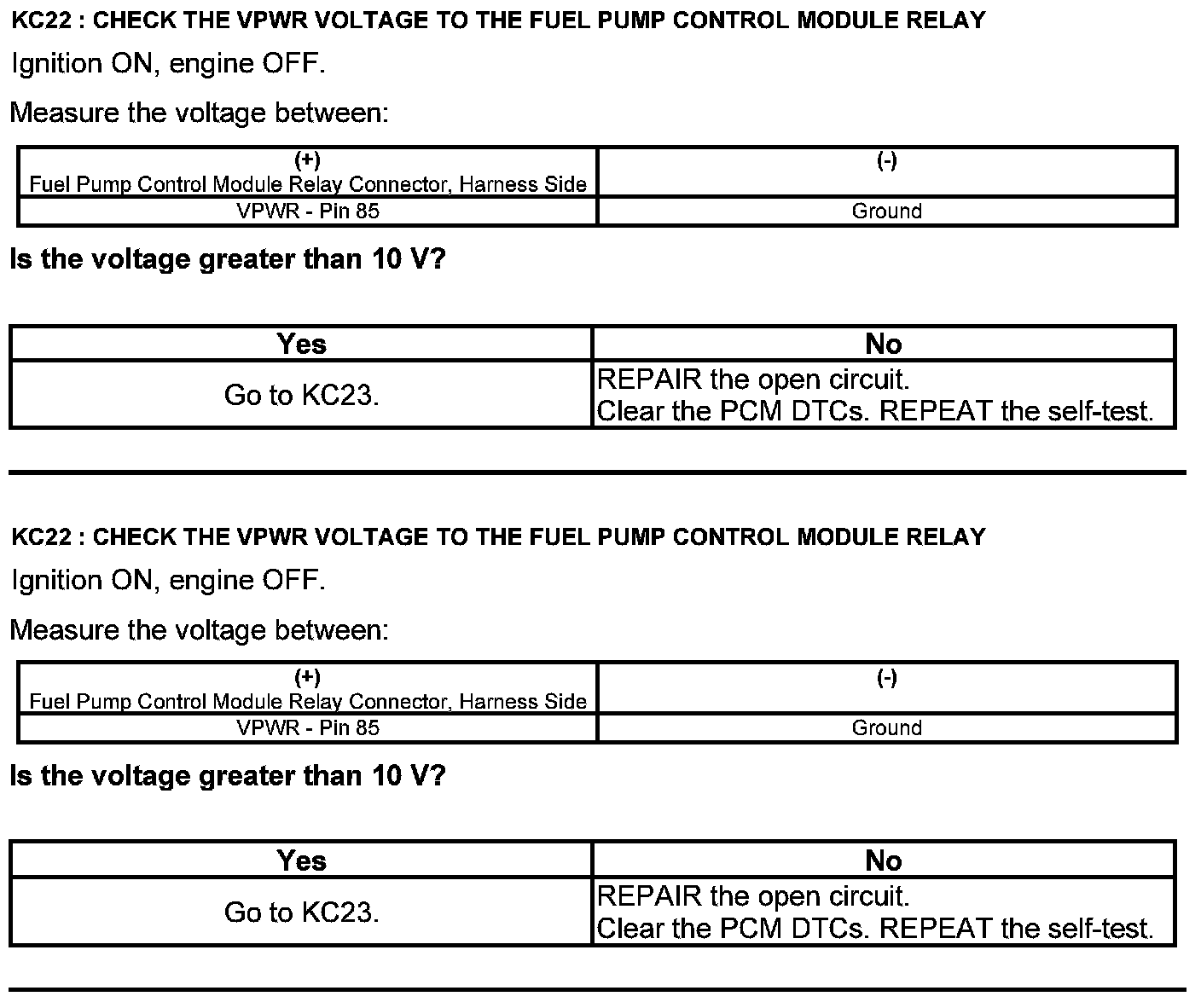 Factory service manual diagram