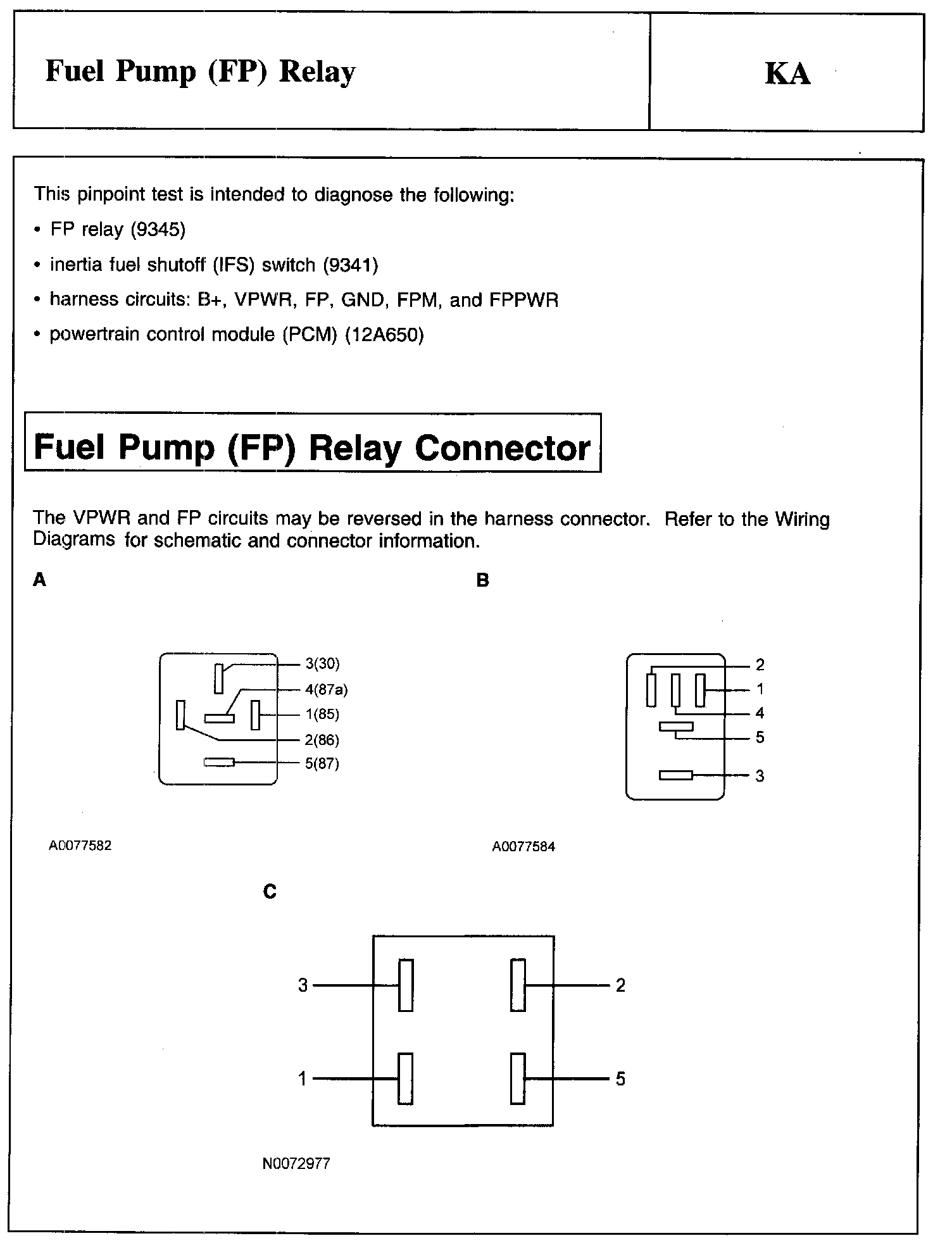 Factory service manual diagram