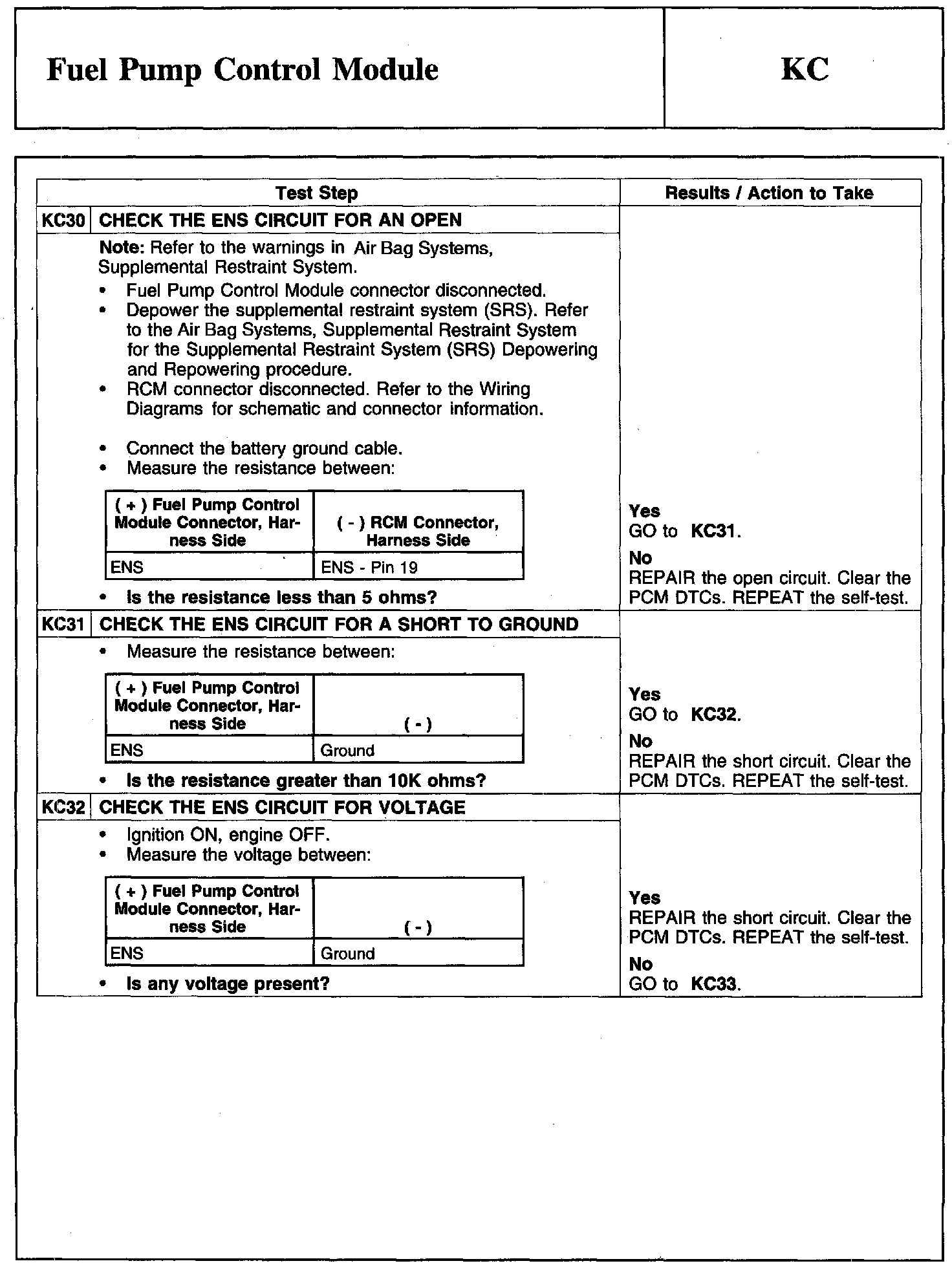 Factory service manual diagram