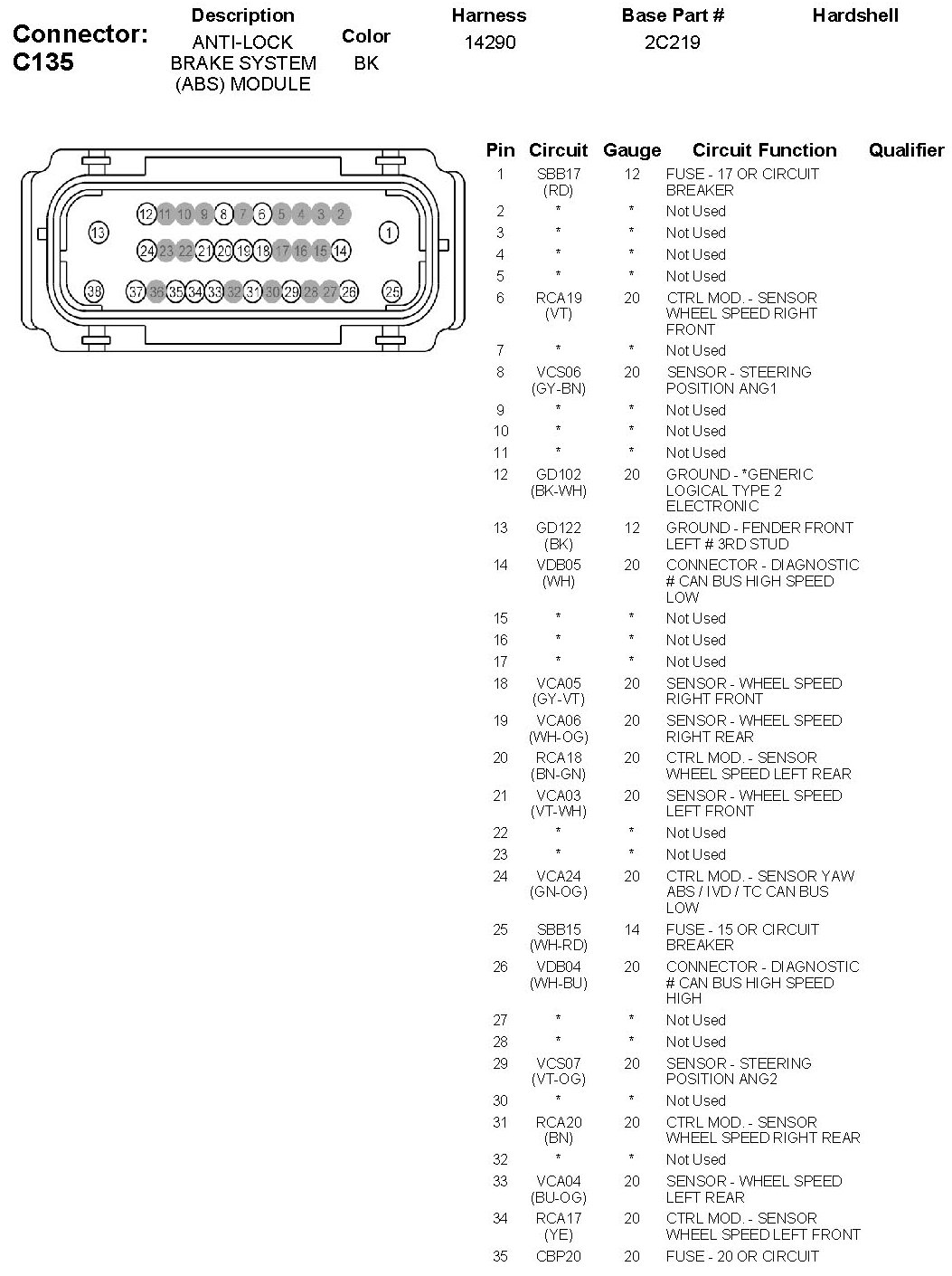 Factory service manual diagram