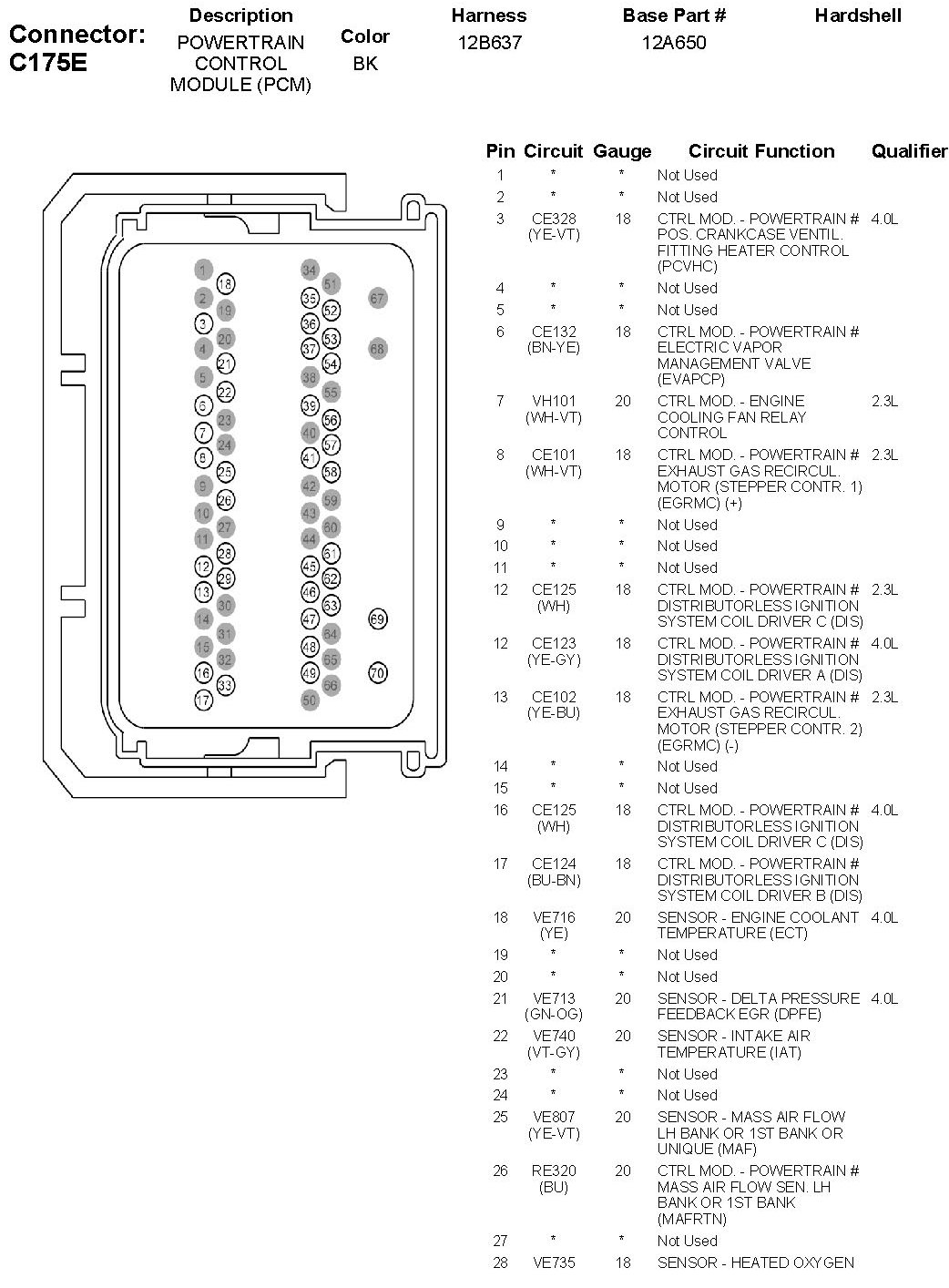 Factory service manual diagram