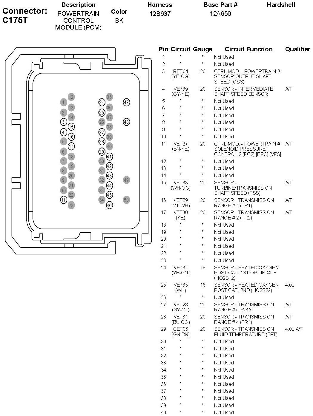 Factory service manual diagram