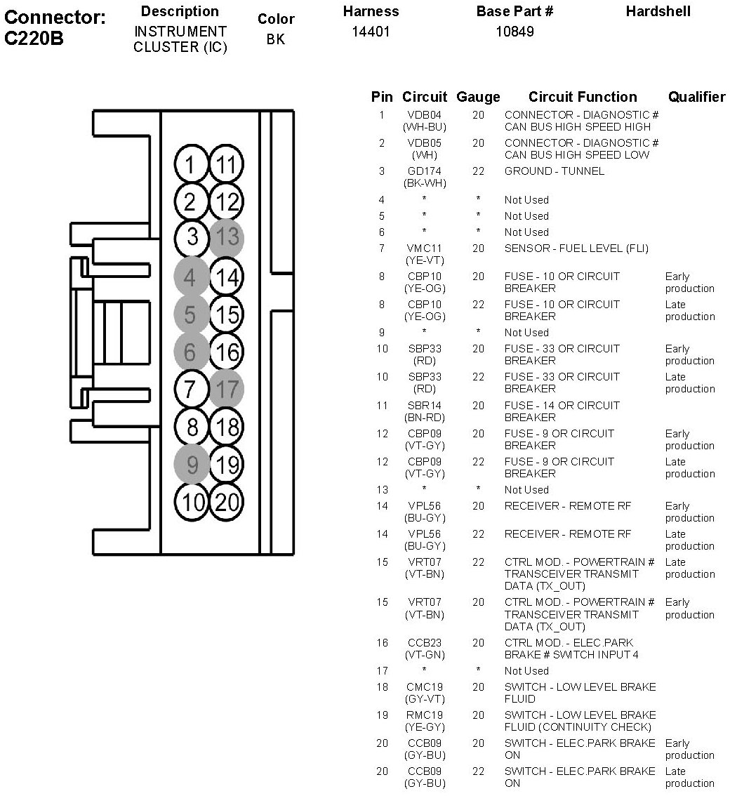 Factory service manual diagram