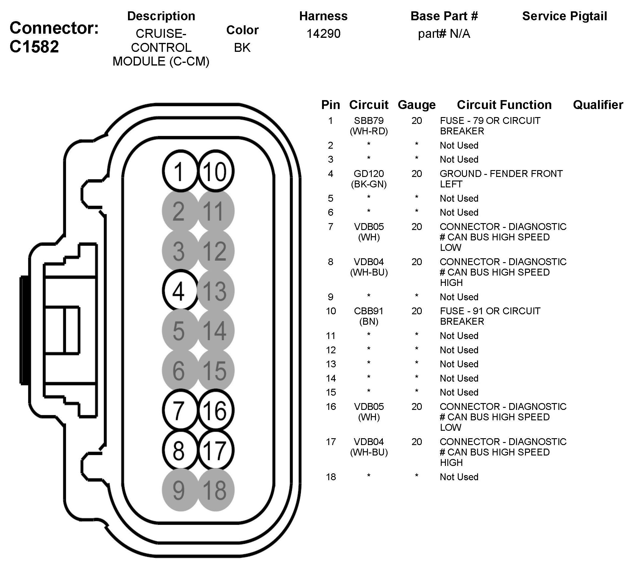Factory service manual diagram