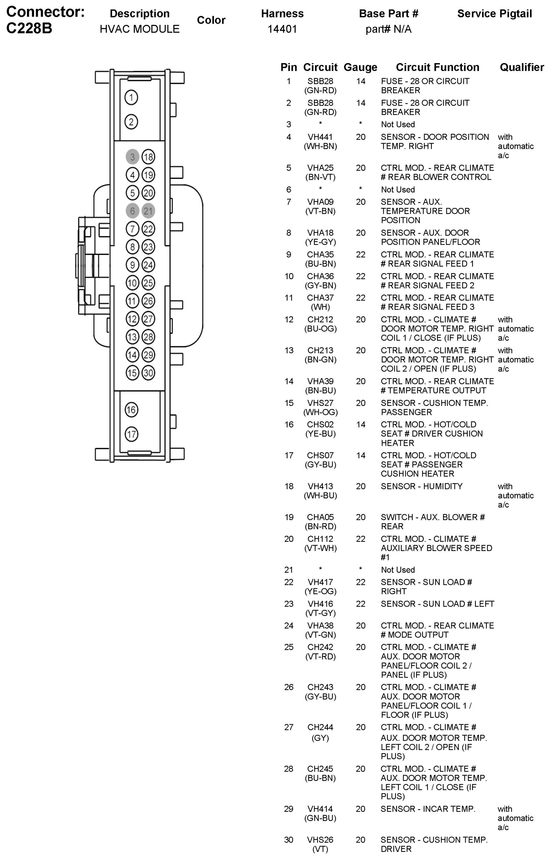 Factory service manual diagram