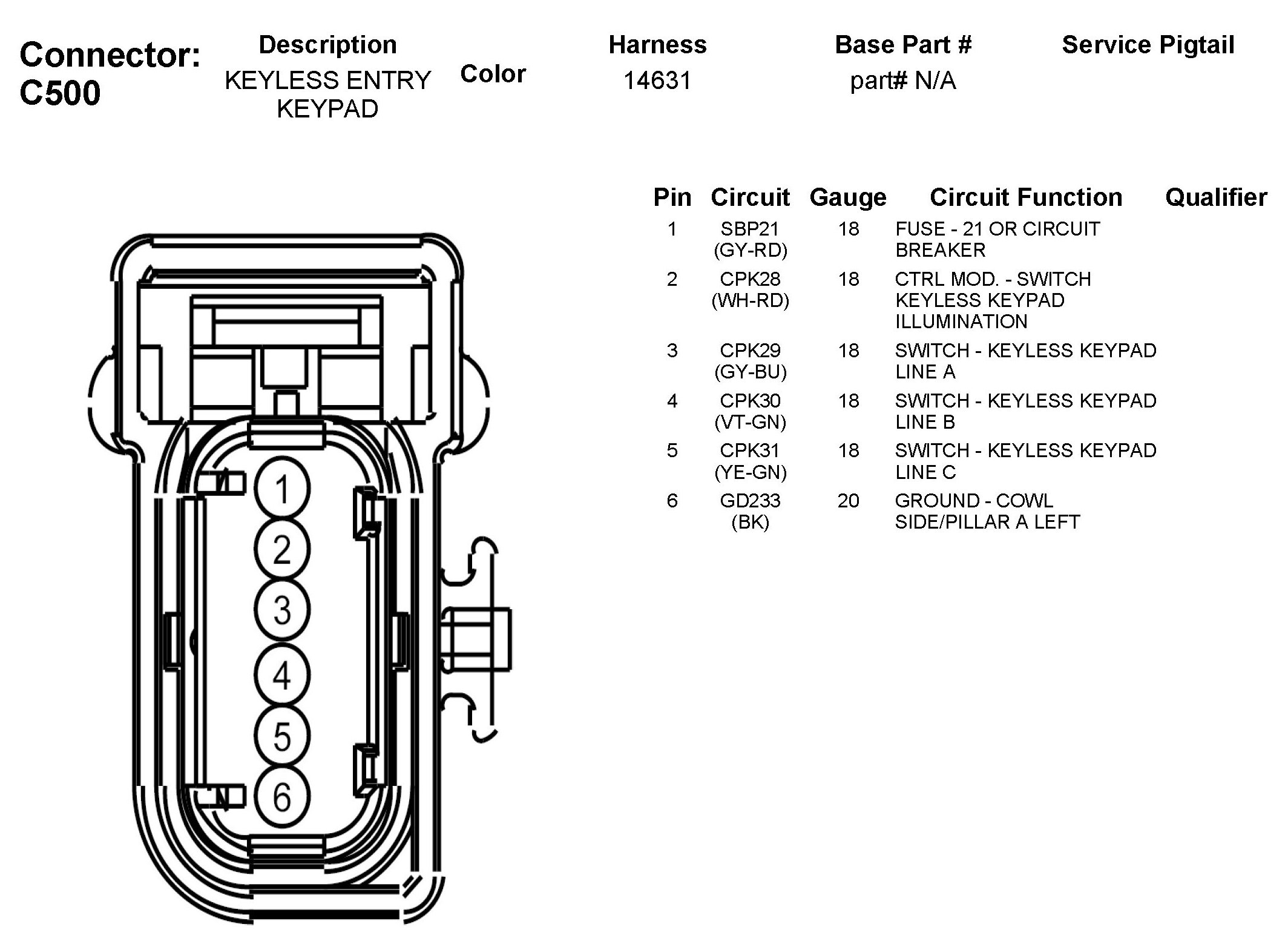 Factory service manual diagram
