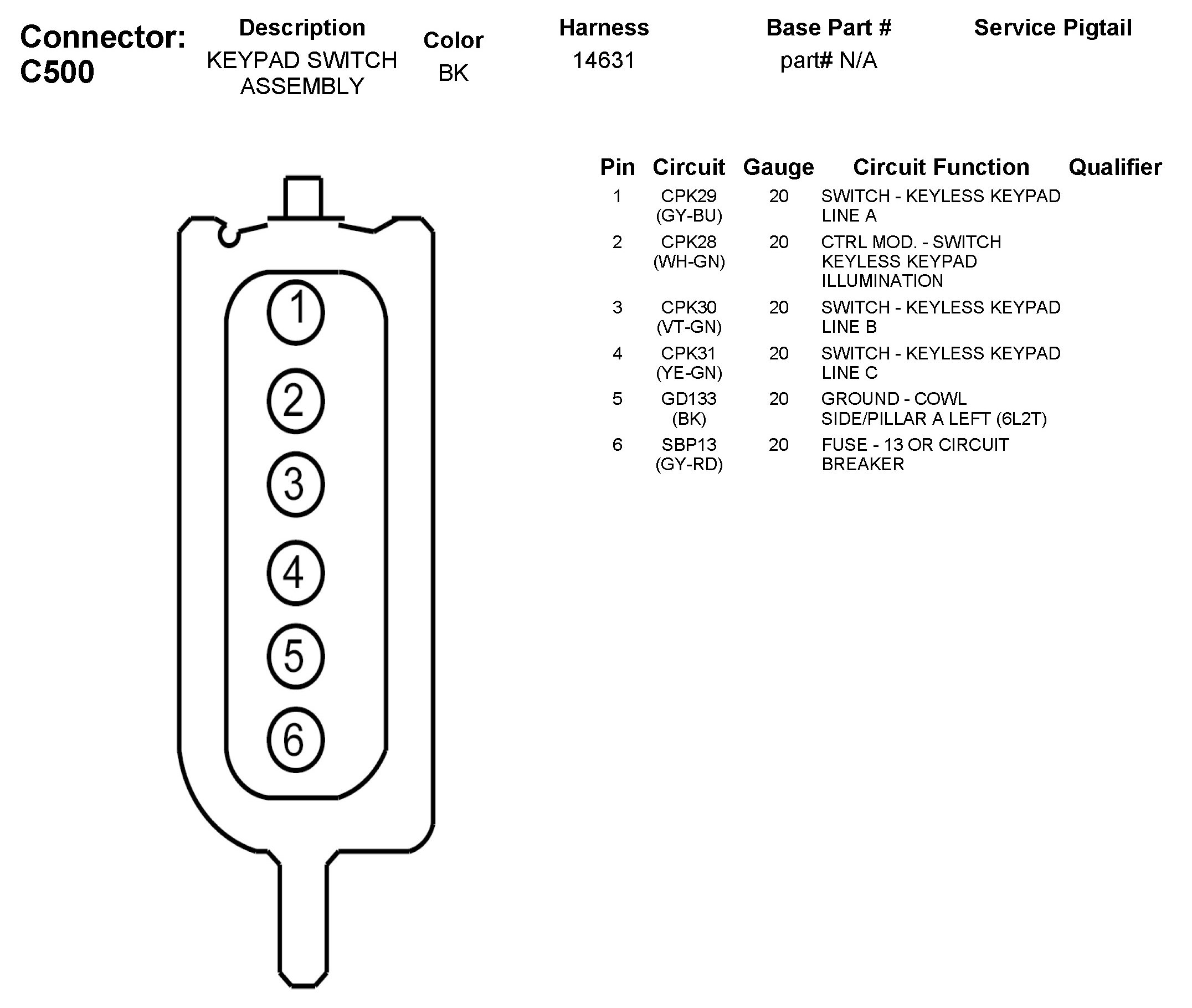 Factory service manual diagram