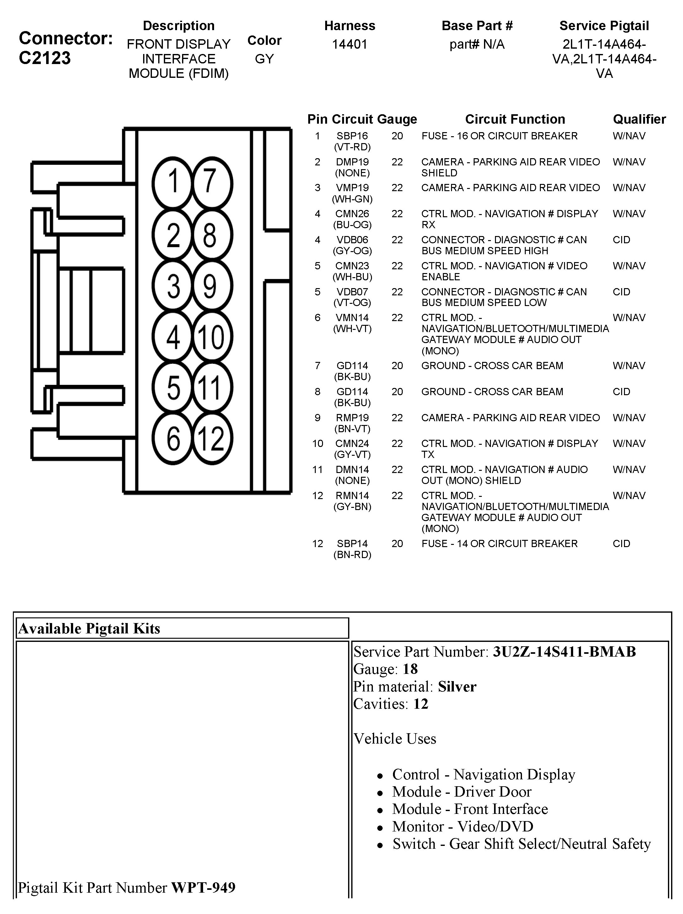Factory service manual diagram