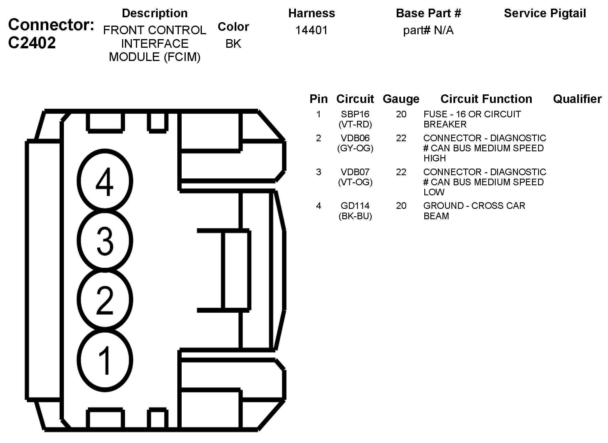 Factory service manual diagram
