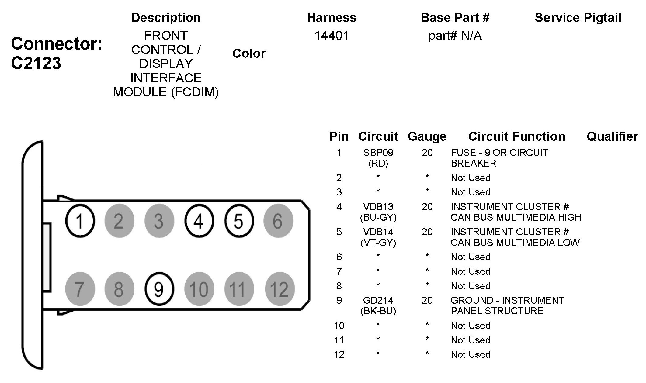 Factory service manual diagram