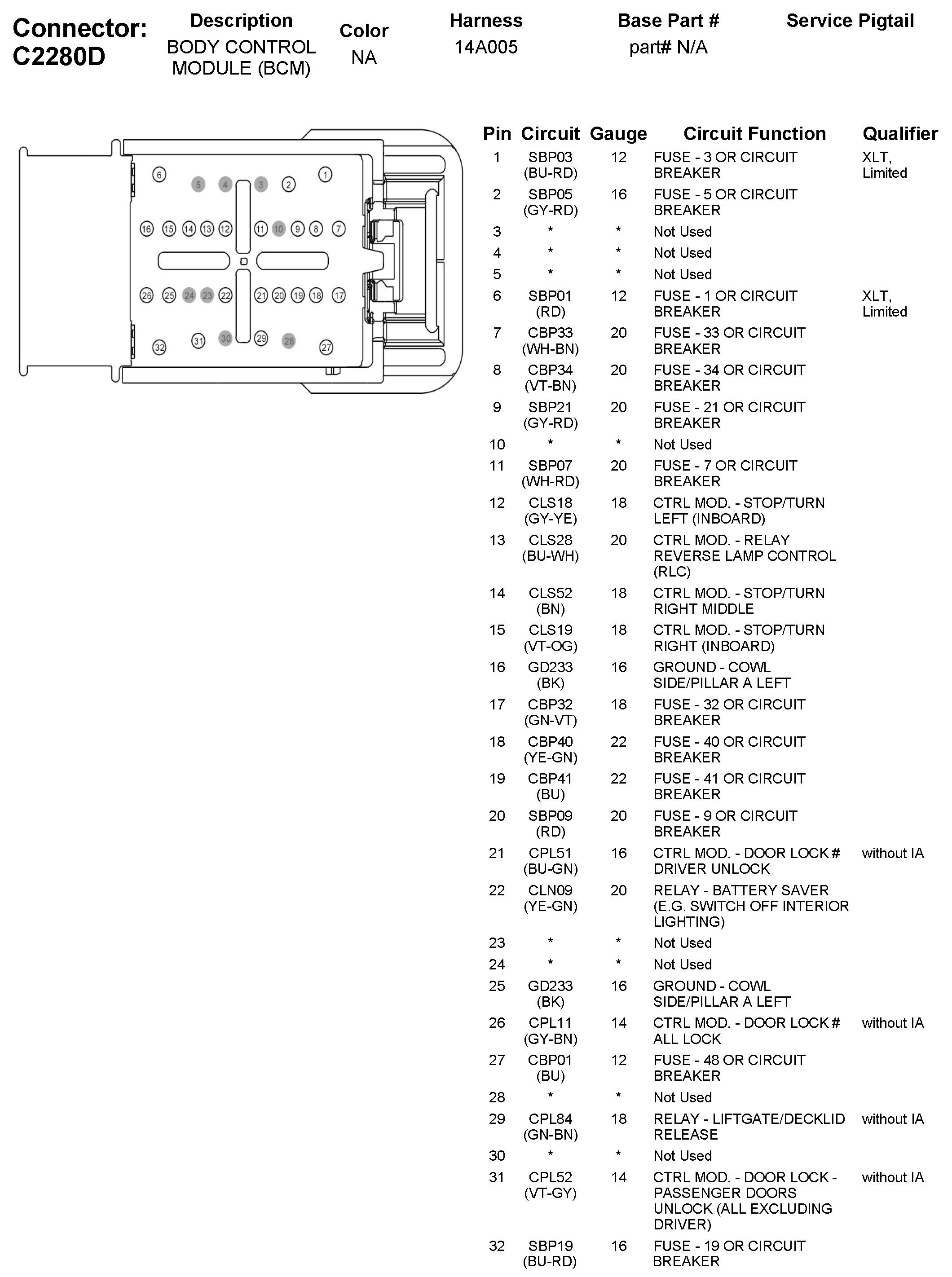 Factory service manual diagram
