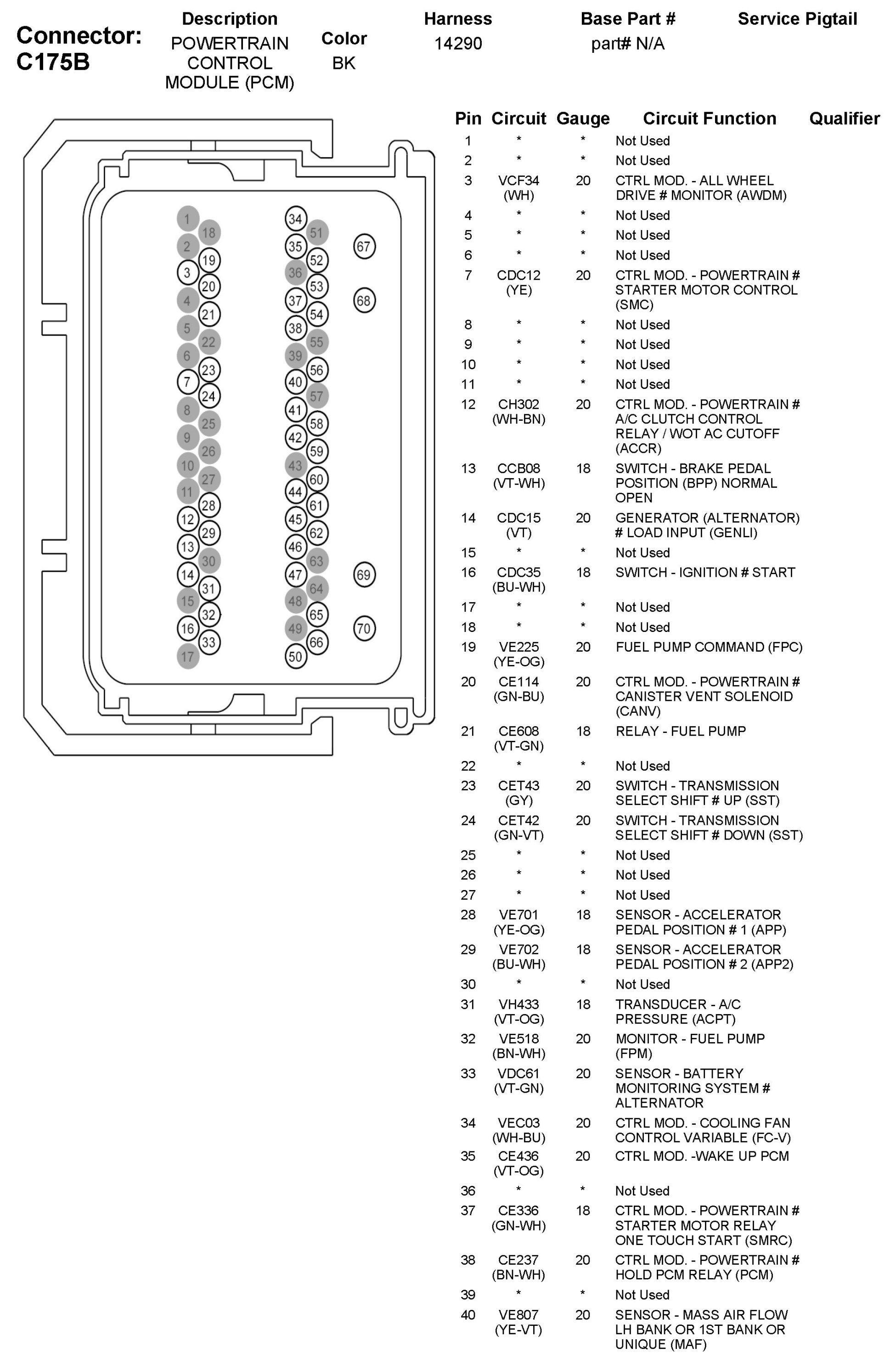 Factory service manual diagram